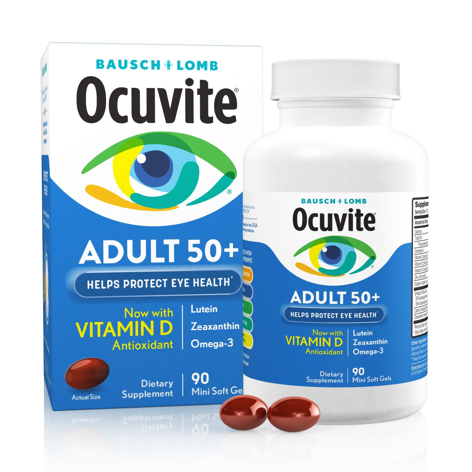 Ocuvite  Eye Vitamin & Mineral Supplement Adult