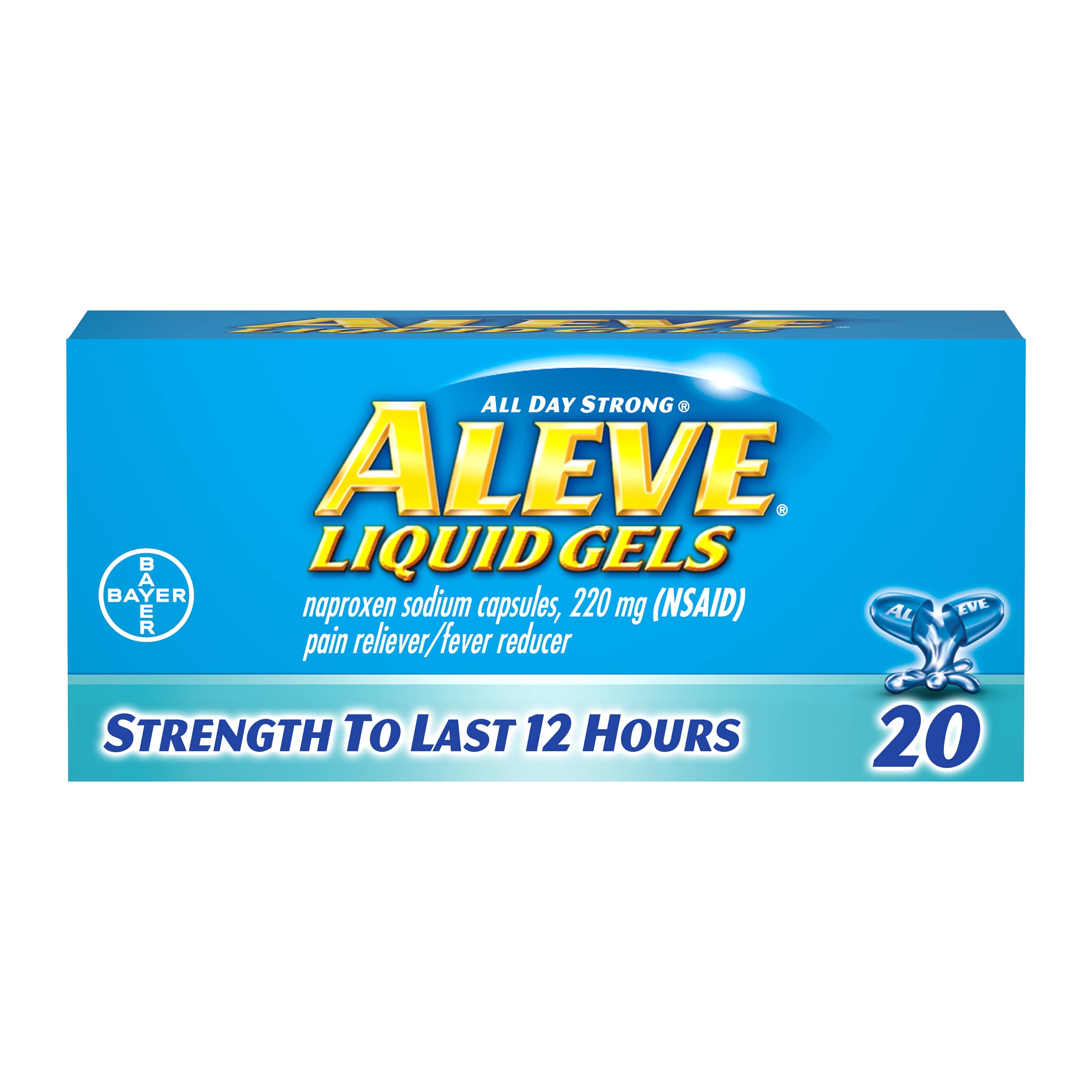 Aleve Liqui-Gels Naproxen Sodium Capsules