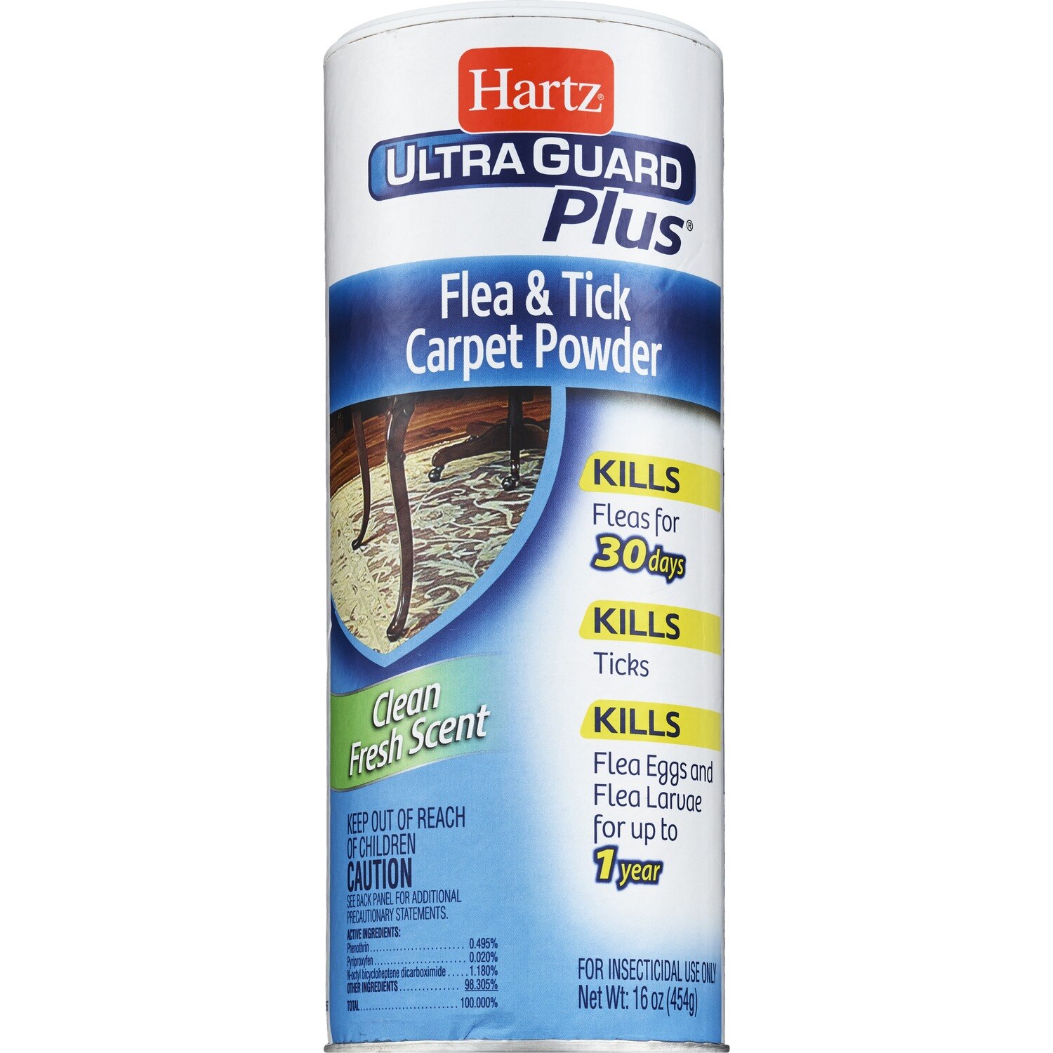 Hartz Flea & Tick Carpet Powder Fresh Scent