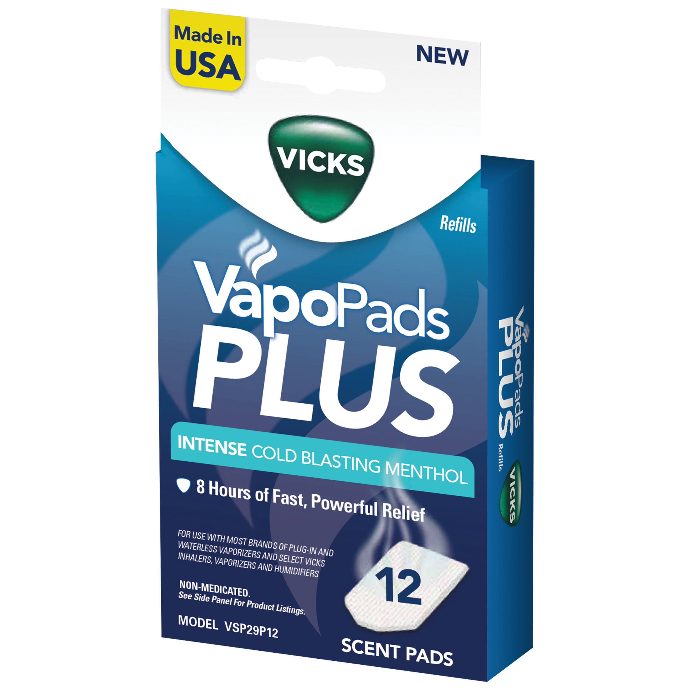 Vicks Waterless Vaporizer Scent Pads, 12 CT