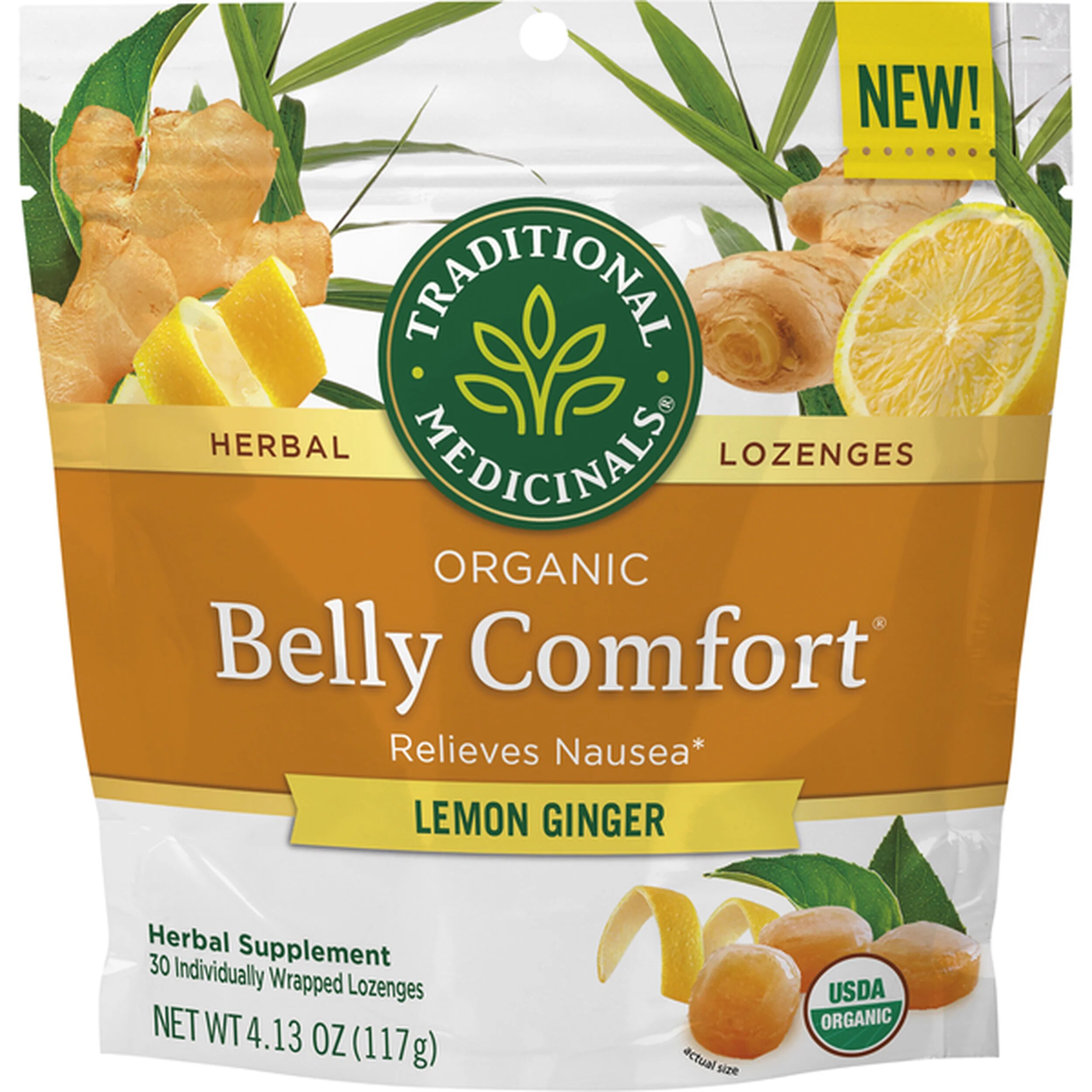 Traditional Medicinals Organic Belly Comfort Lozenges