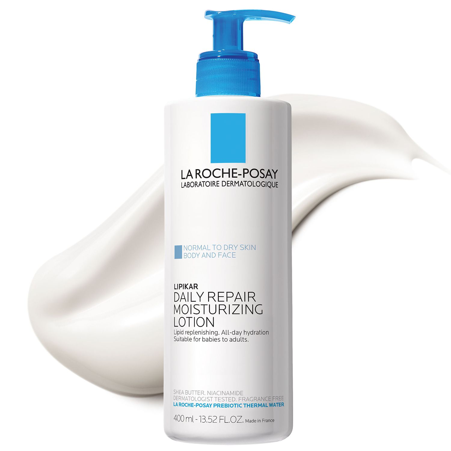 La Roche-Posay Lipikar Moisturizing Body Cream with Shea Butter, 13.5 OZ