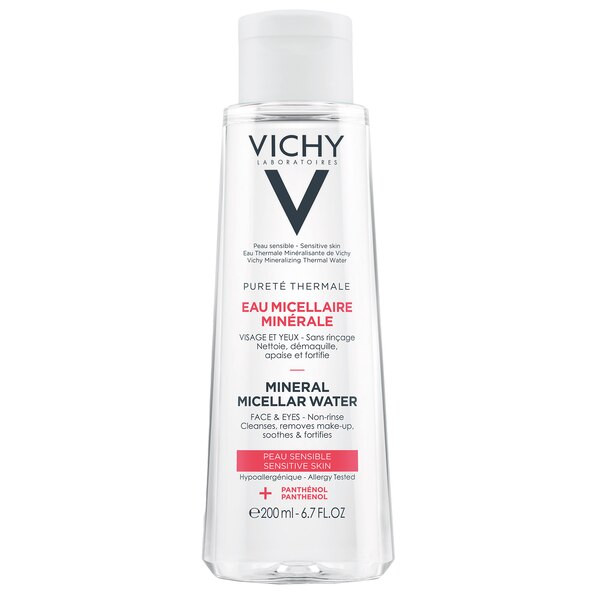 Vichy Purete Thermale Mineral Micellar Water for Sensitive Skin, 6.76 OZ