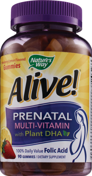 Alive! Prenatal Gummies, 90CT