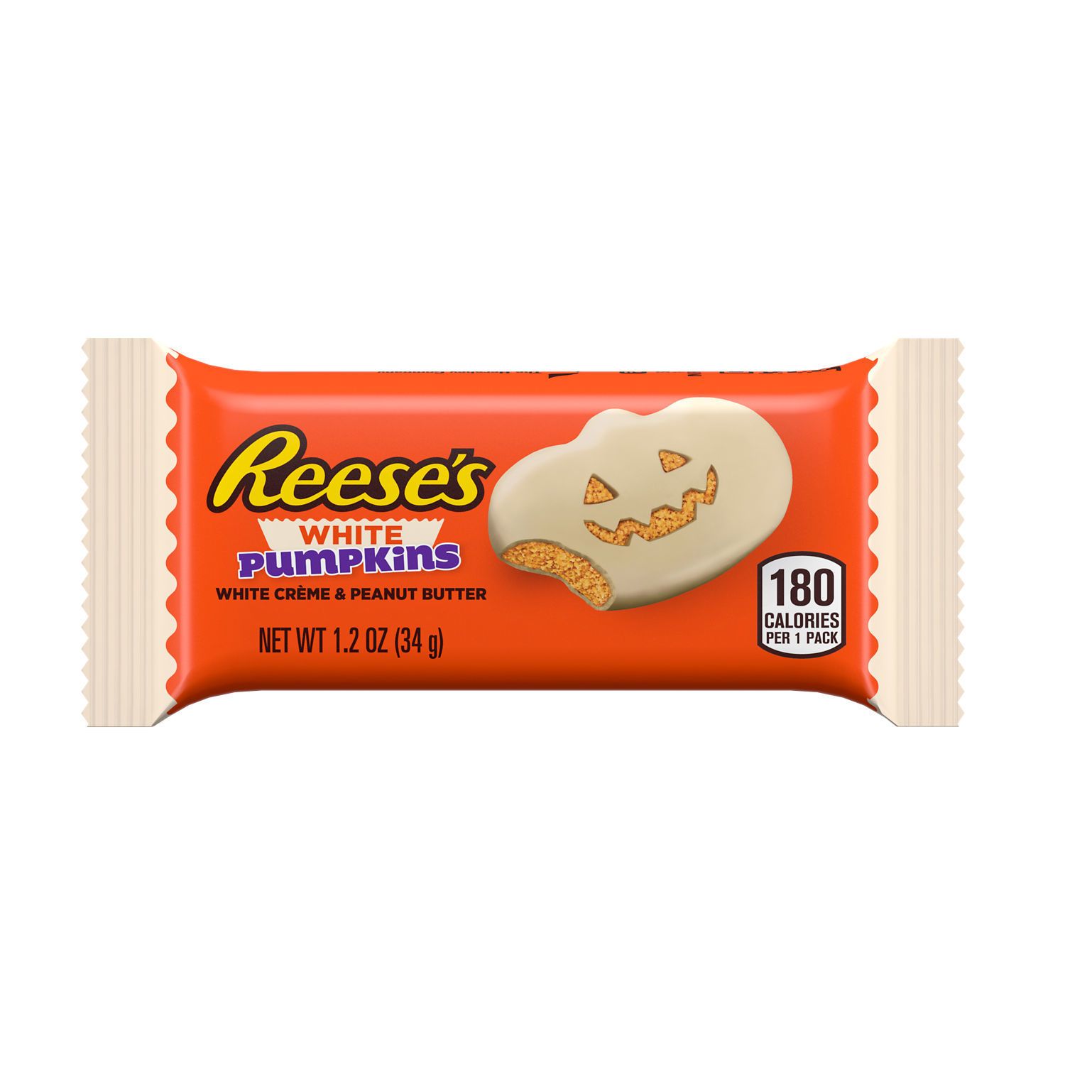 Reese's White Creme Peanut Butter Pumpkins, 1.2 oz