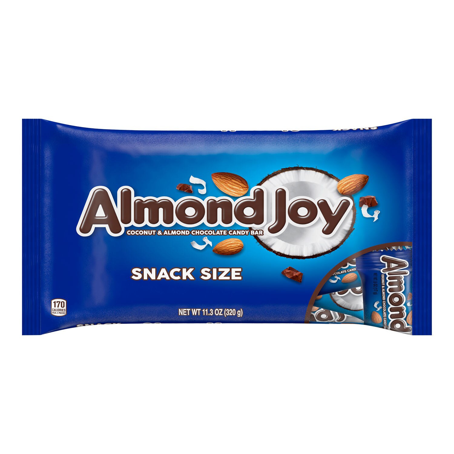 Almond Joy, Coconut and Almond Chocolate, Candy Bag, 11.3 oz