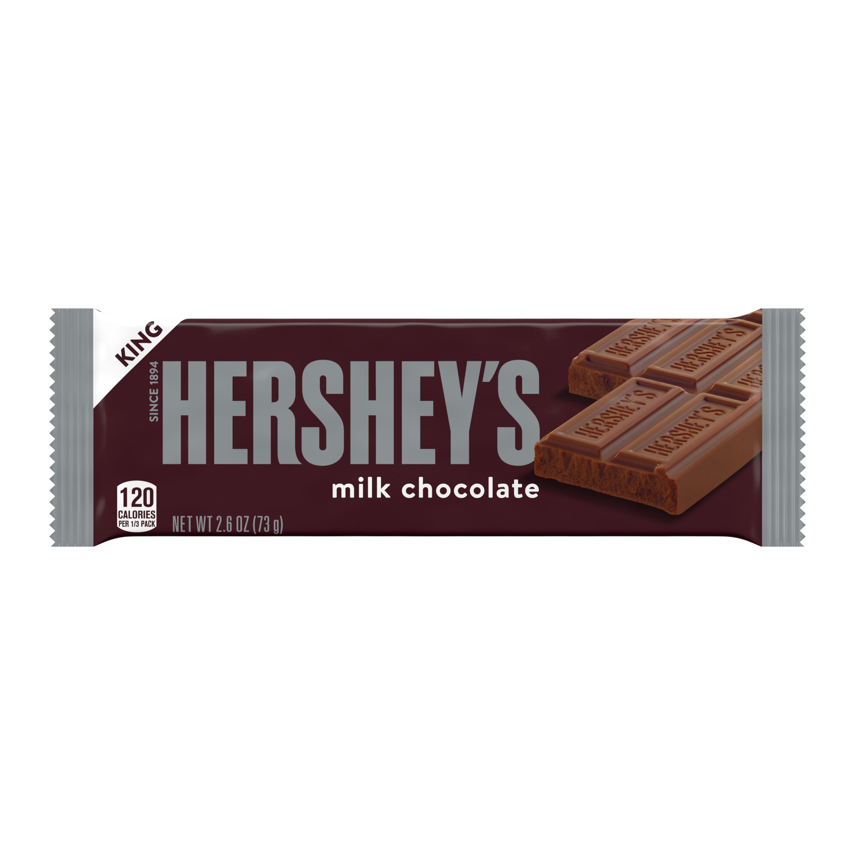 Hershey's Milk Chocolate King Size, 2.6 Oz