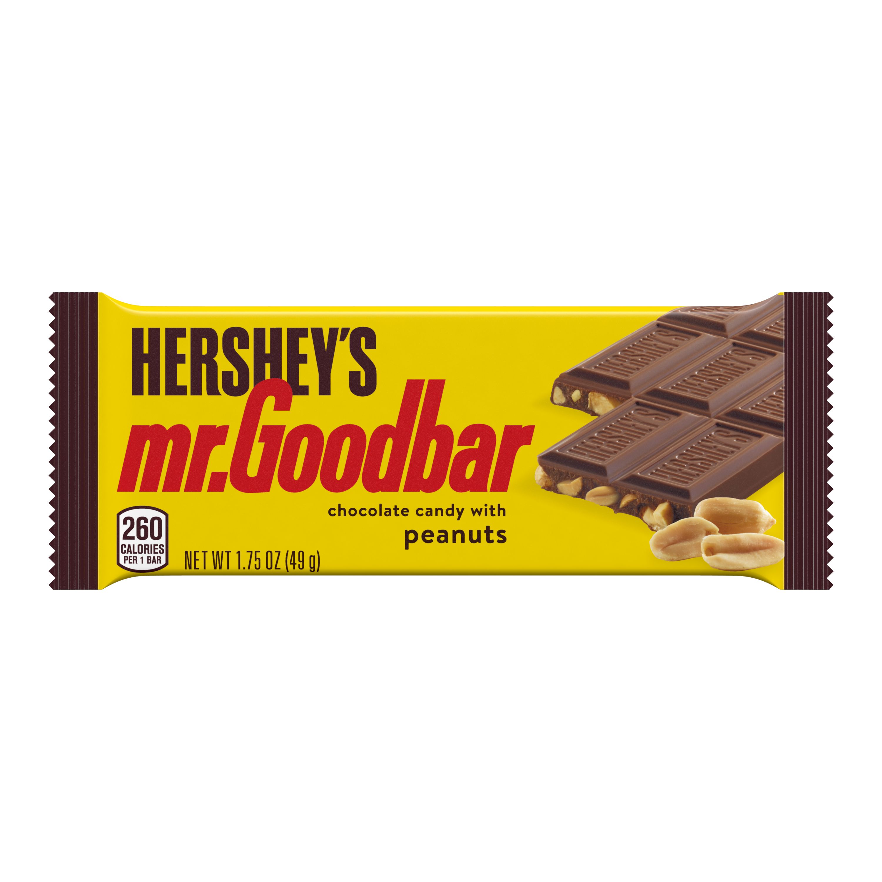 Mr. Goodbar Chocolate Candy Bar with Peanuts, 1.75 oz