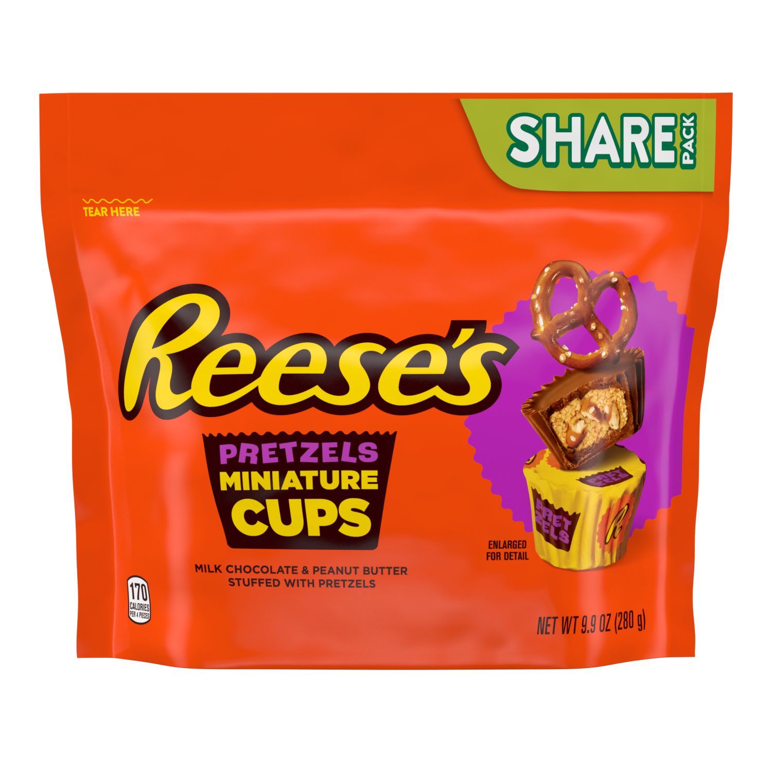 Reese's Pretzels Miniature Cups Share Pack, 9.9 oz