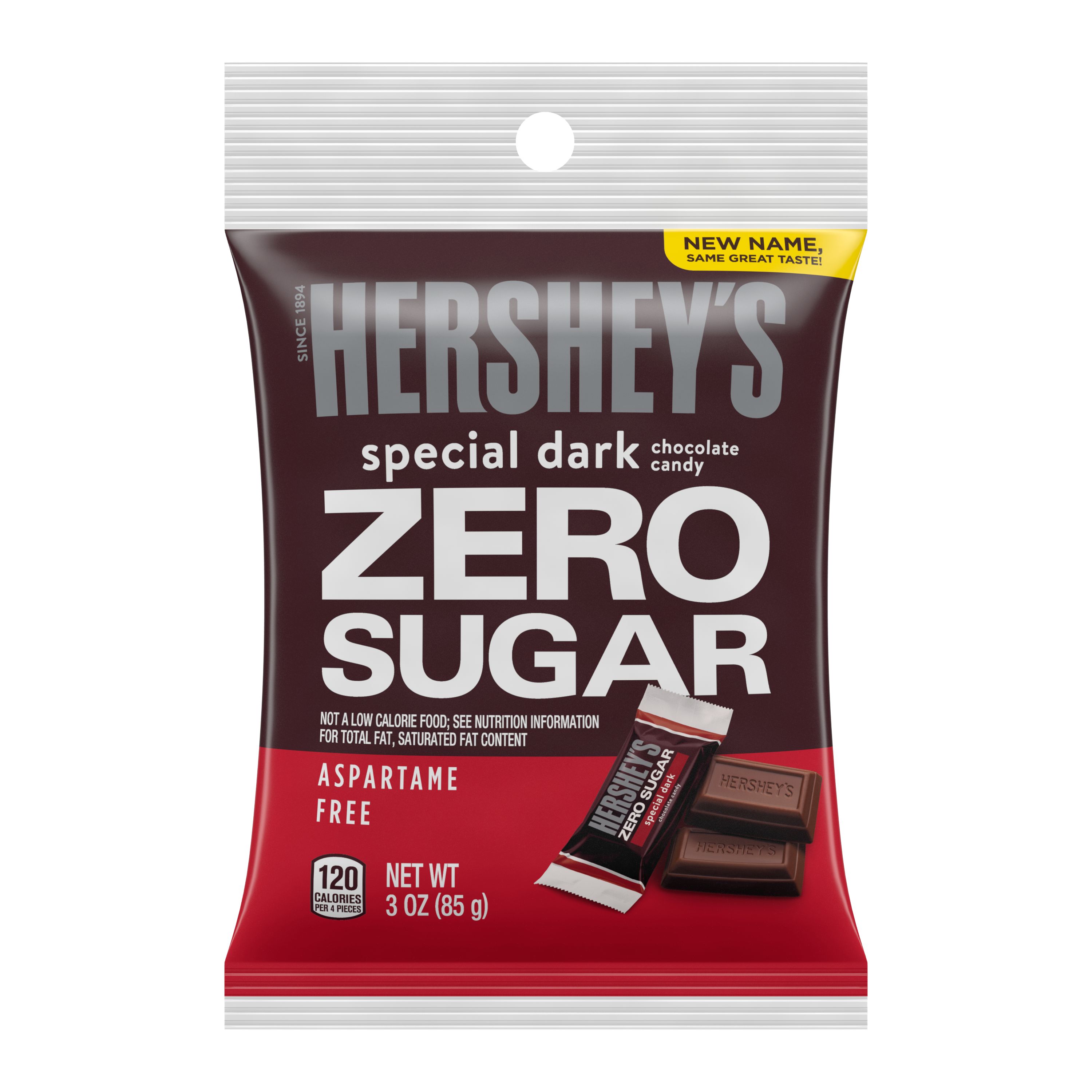 Hershey's, Dark Chocolate Candy Sugar Free, 3 Oz