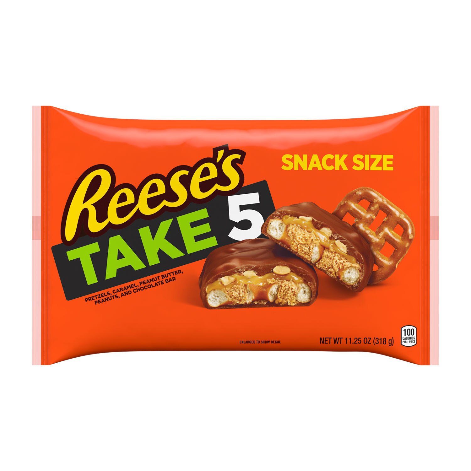 Reese's, Take 5 Pretzel, Peanut and Chocolate Snack Size, 11.25 oz