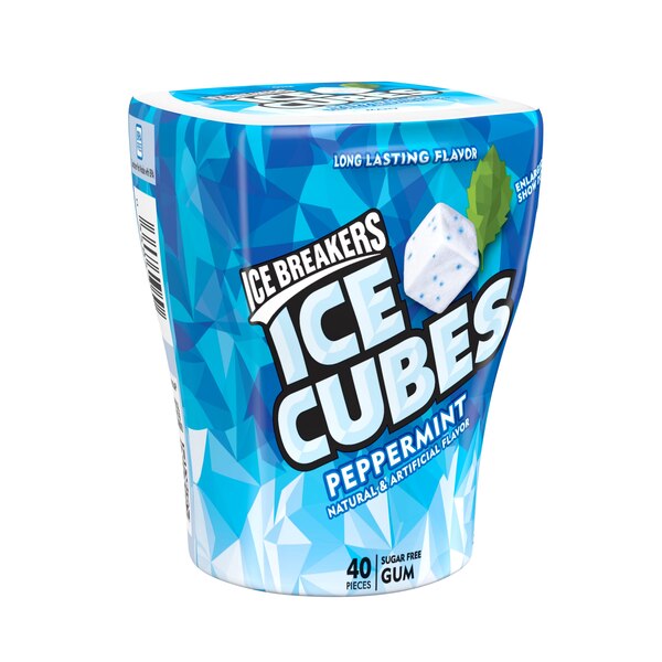 Ice Breakers Ice Cubes Peppermint Sugar Free Gum