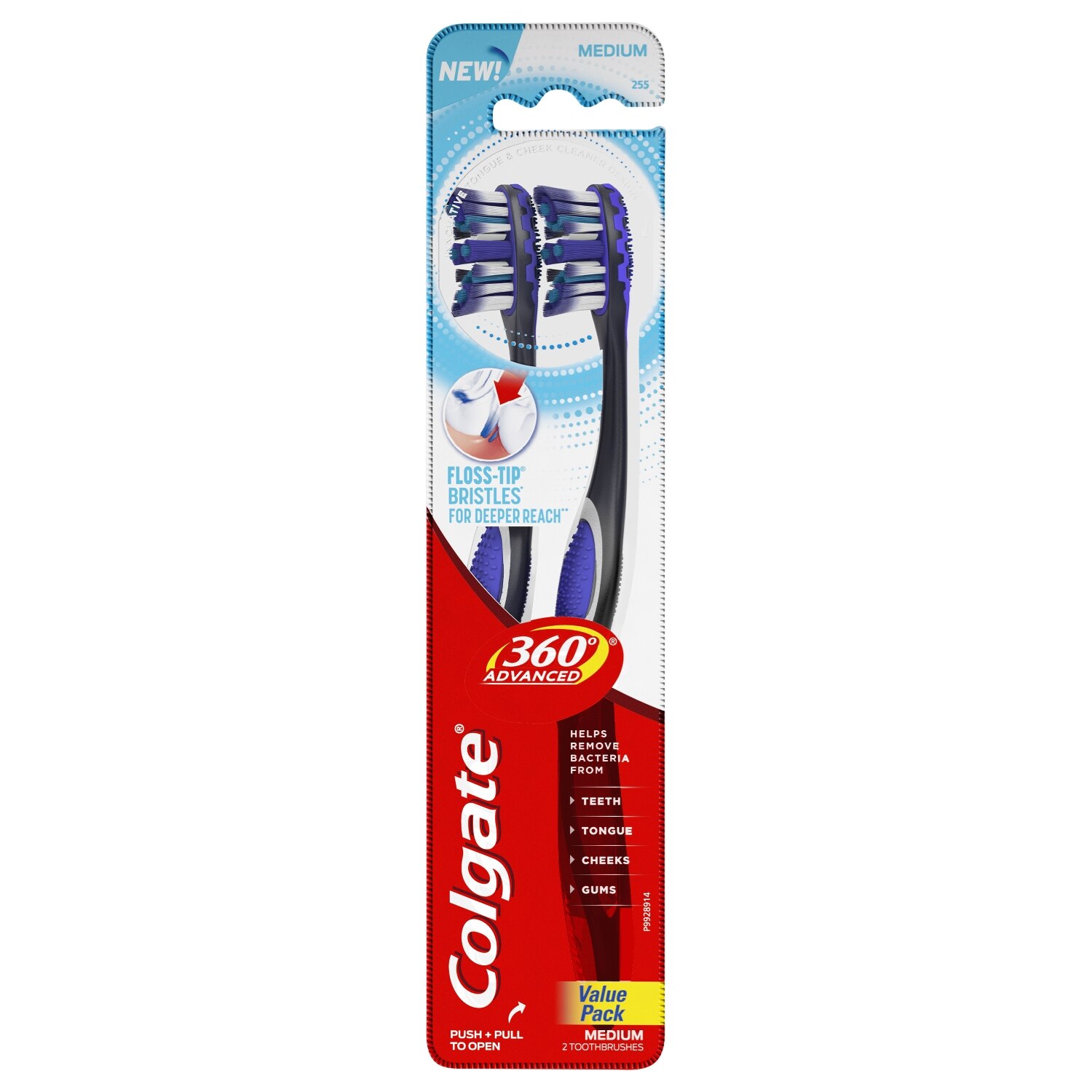 Colgate 360 Total Advanced Floss-Tip Toothbrush