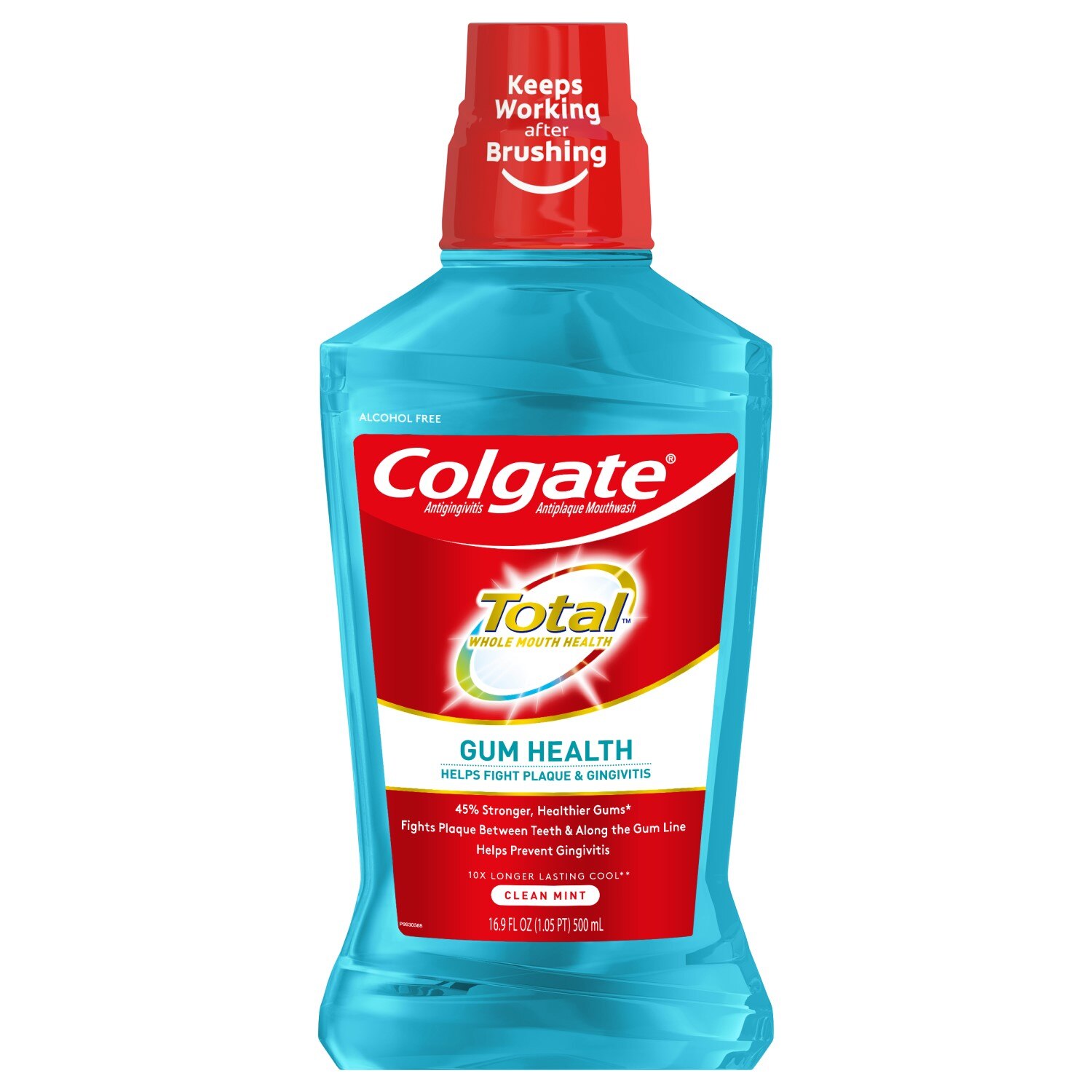 Colgate Total Gum Health Antigingivitis and Antiplaque Mouthwash, Clean Mint, 16.9 OZ