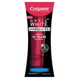 Colgate Optic White Pro Series Anticavity Whitening Toothpaste with Fluoride and 5% Hydrogen Peroxide, Stain Prevention, 3 OZ, thumbnail image 1 of 3