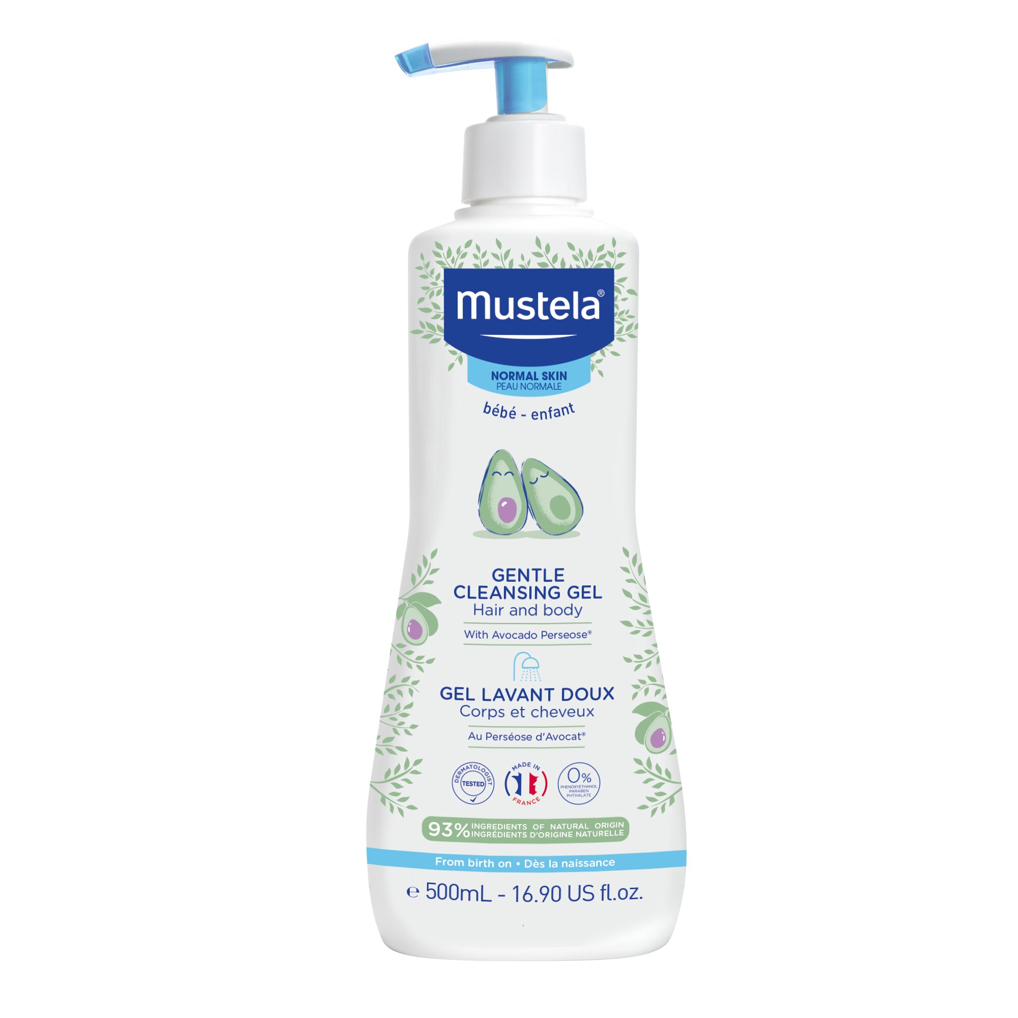 Mustela Gentle Cleansing Gel, 500ml