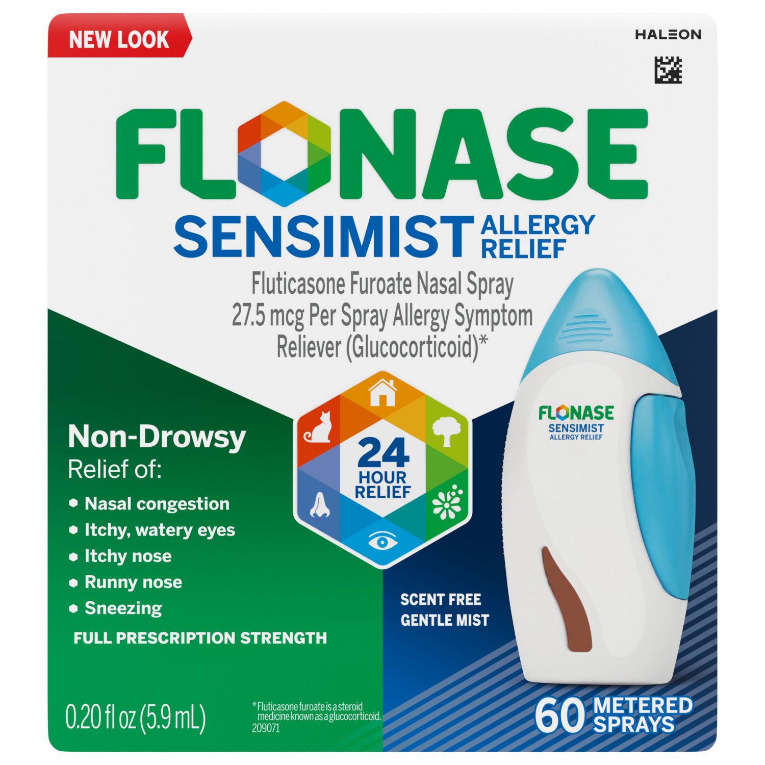 Flonase Sensimist Non-Drowsy 24HR Allergy Relief Spray