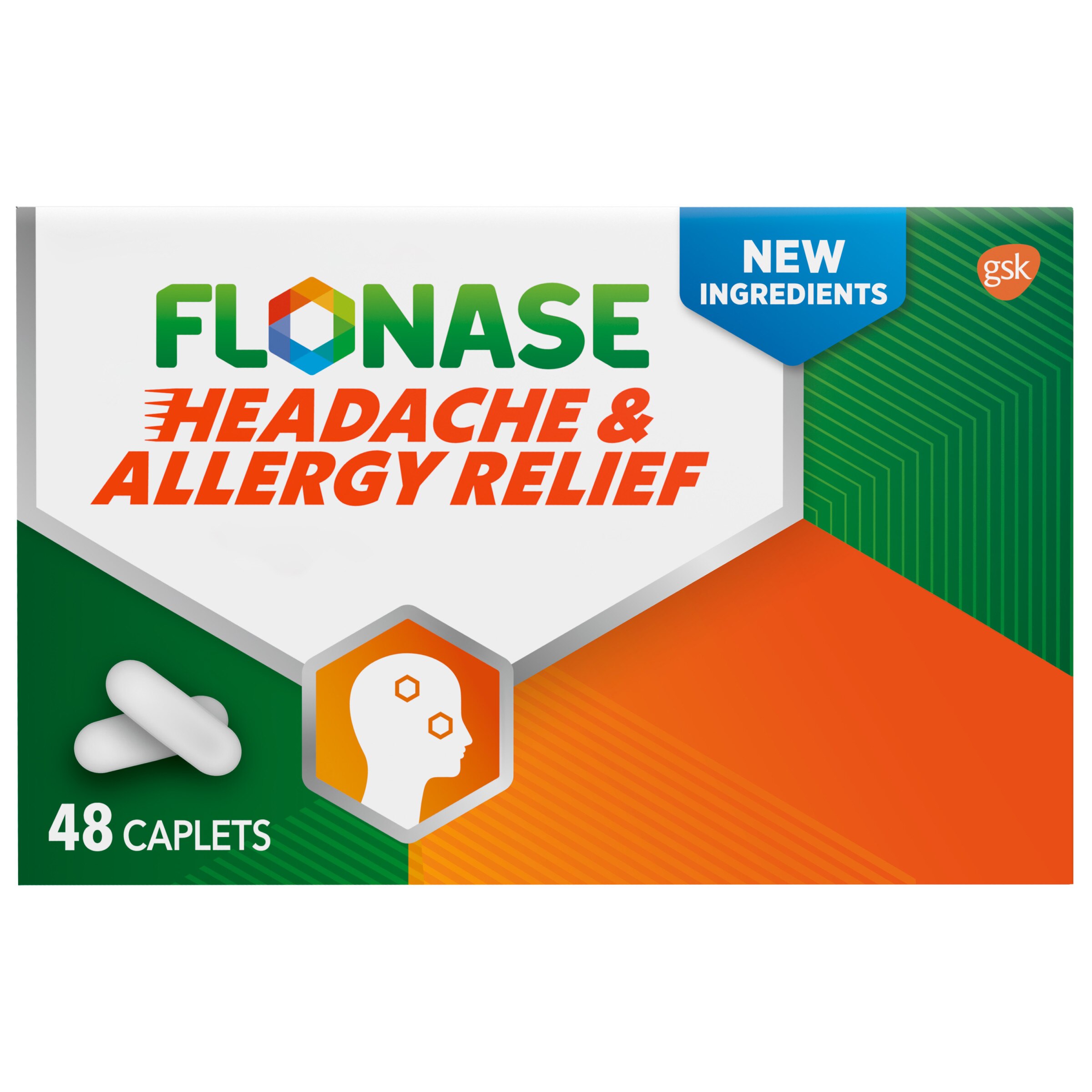 Flonase Headache & Allergy Relief Caplets