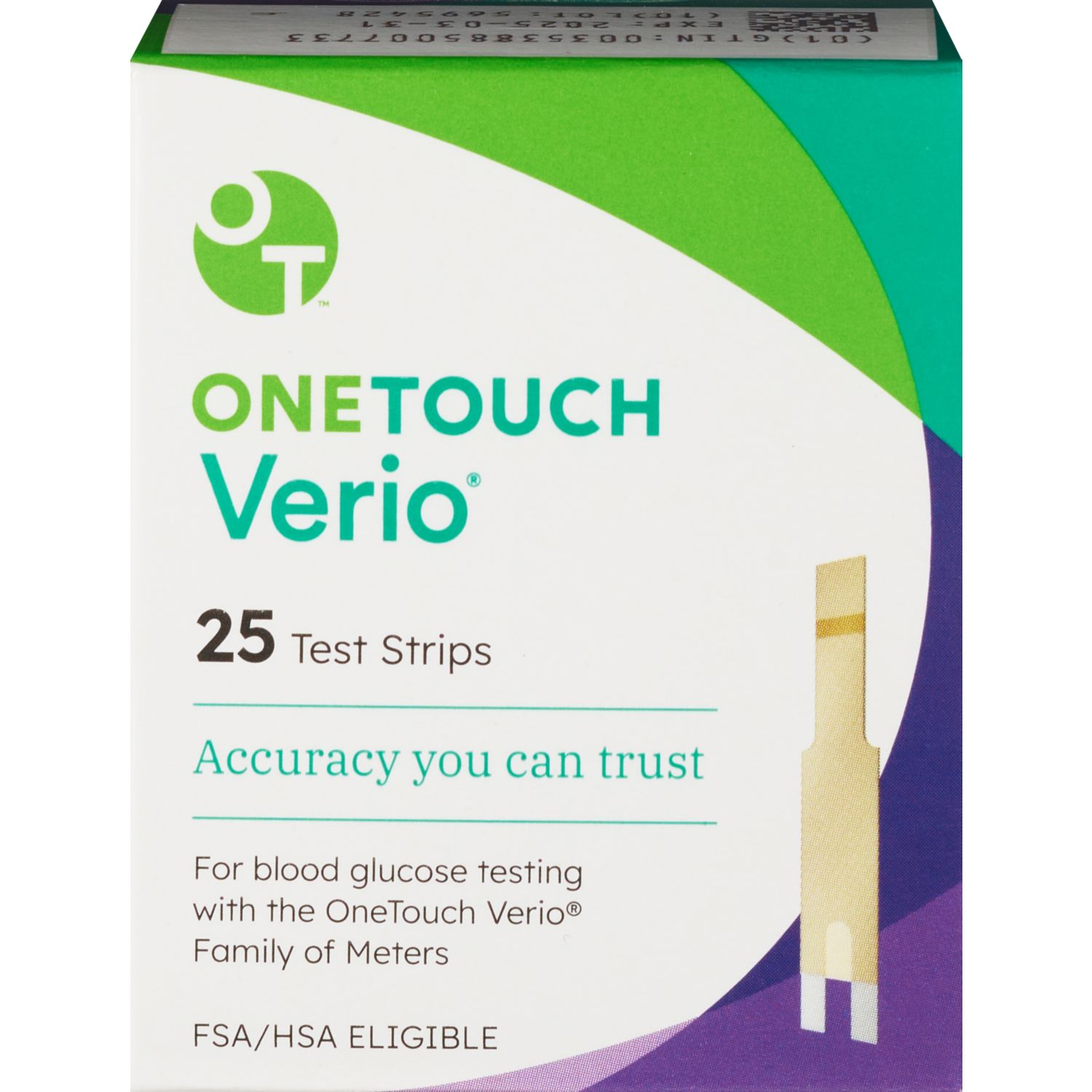 OneTouch Verio Blood Glucose Test Strips