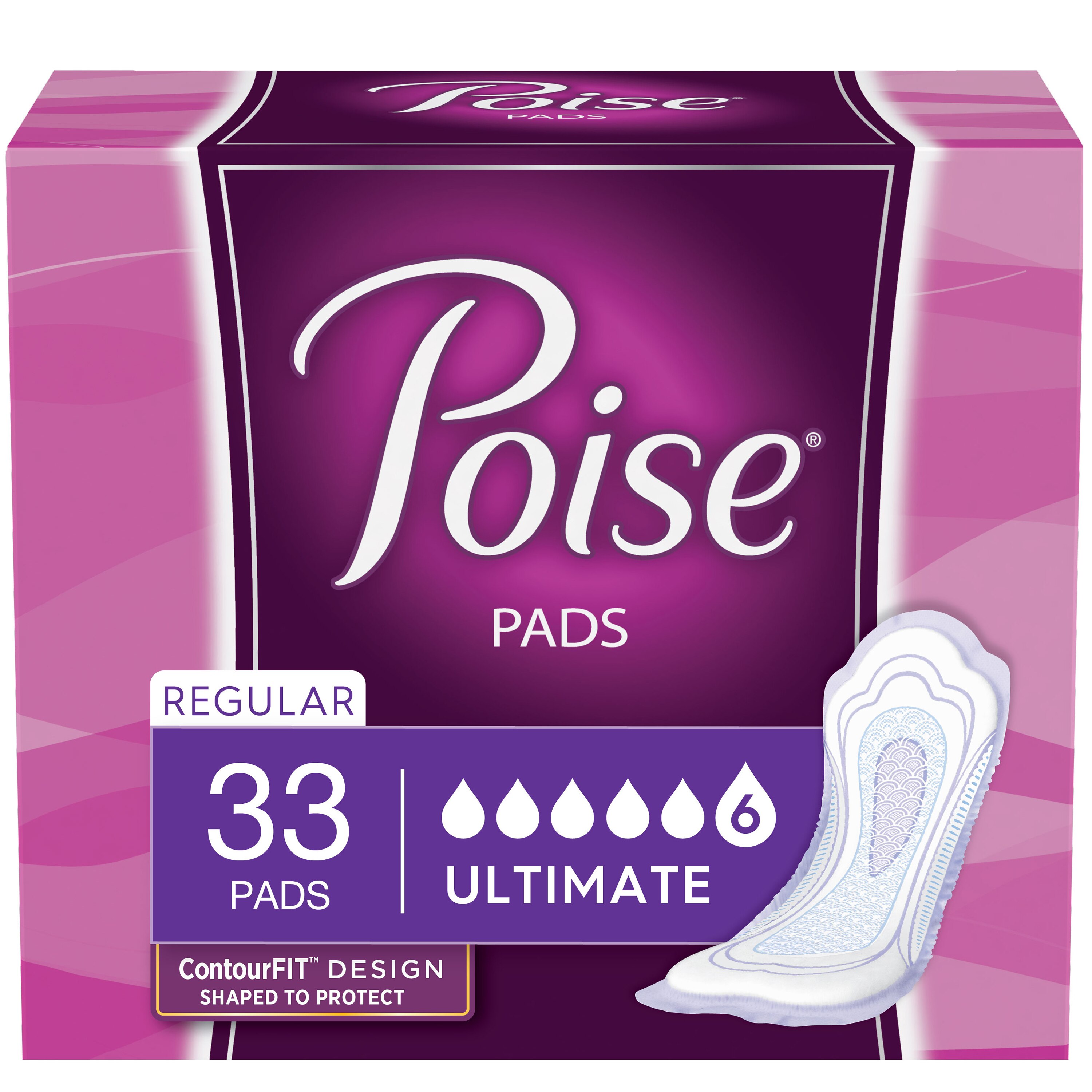 Poise Incontinence Pads Ultimate Absorbency