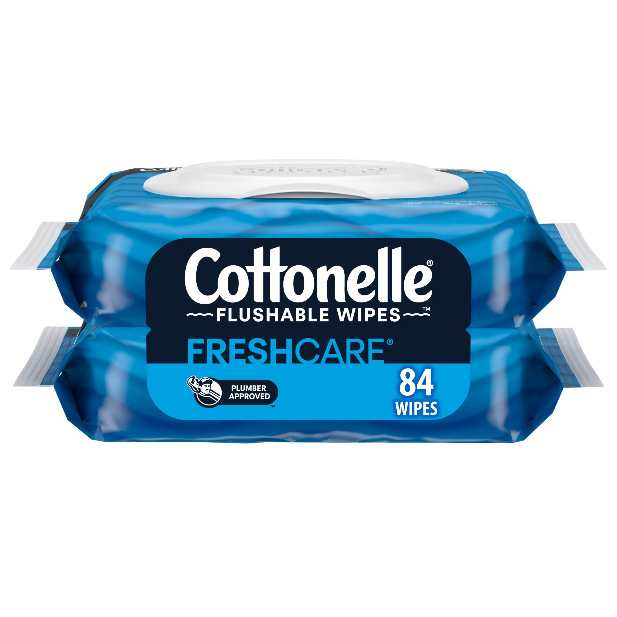 Cottonelle Fresh Care Flushable Wet Wipes, 2 pk