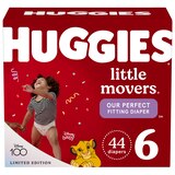 Huggies Little Movers Baby Diapers, thumbnail image 1 of 9