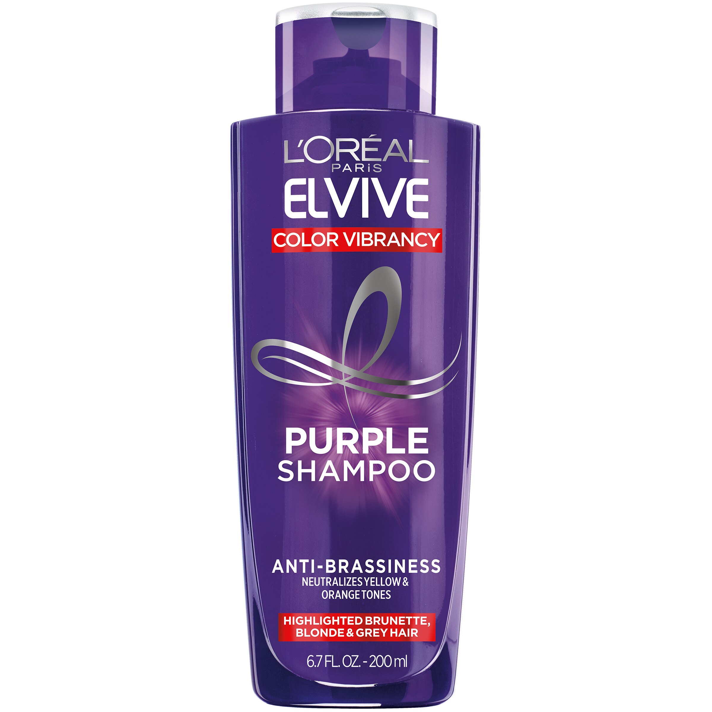 L'Oreal Paris Elvive Color Vibrancy Purple Shampoo for Color Treated Hair, 6.7 OZ