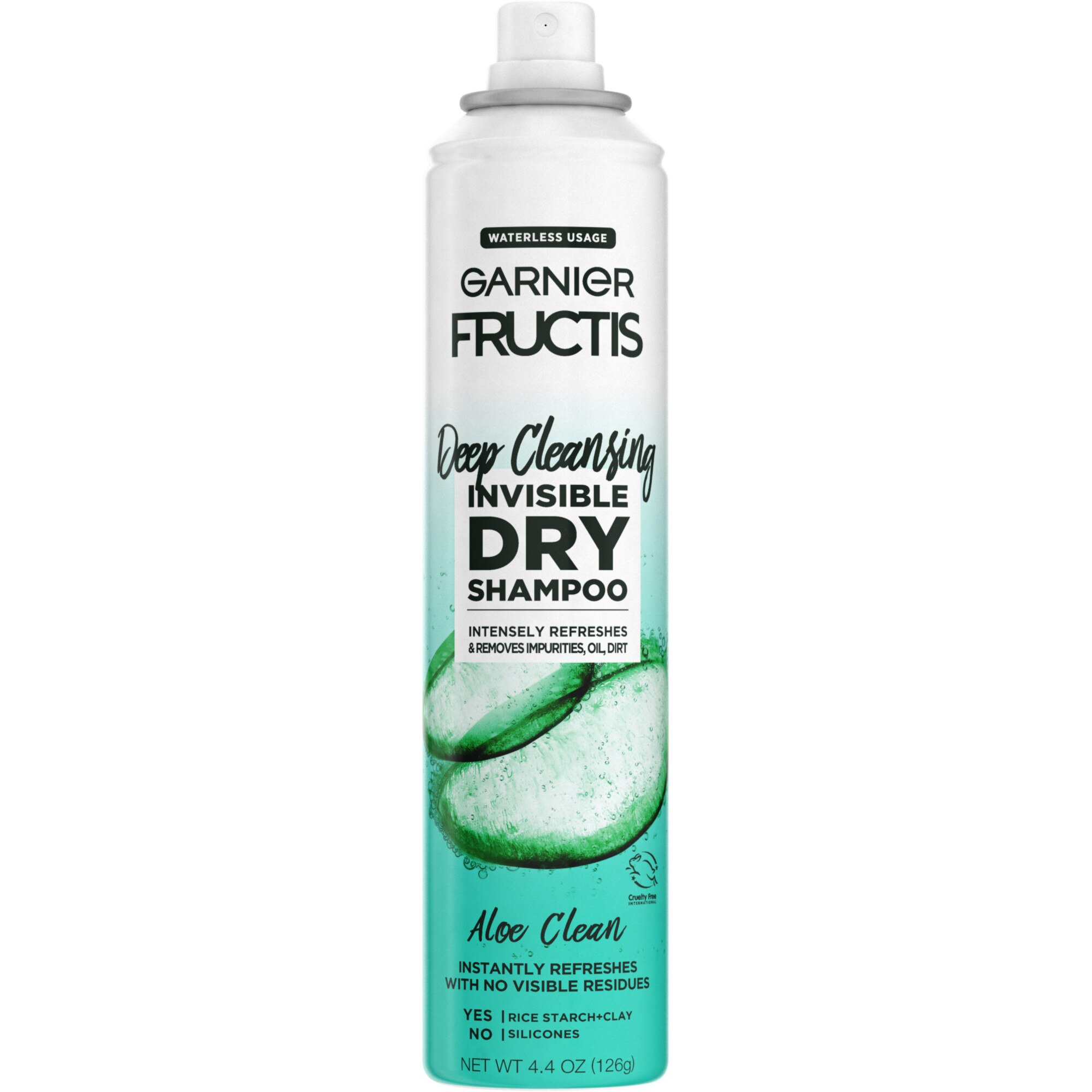 Garnier Fructis Deep Cleansing Invisible Dry Shampoo, Aloe Clean