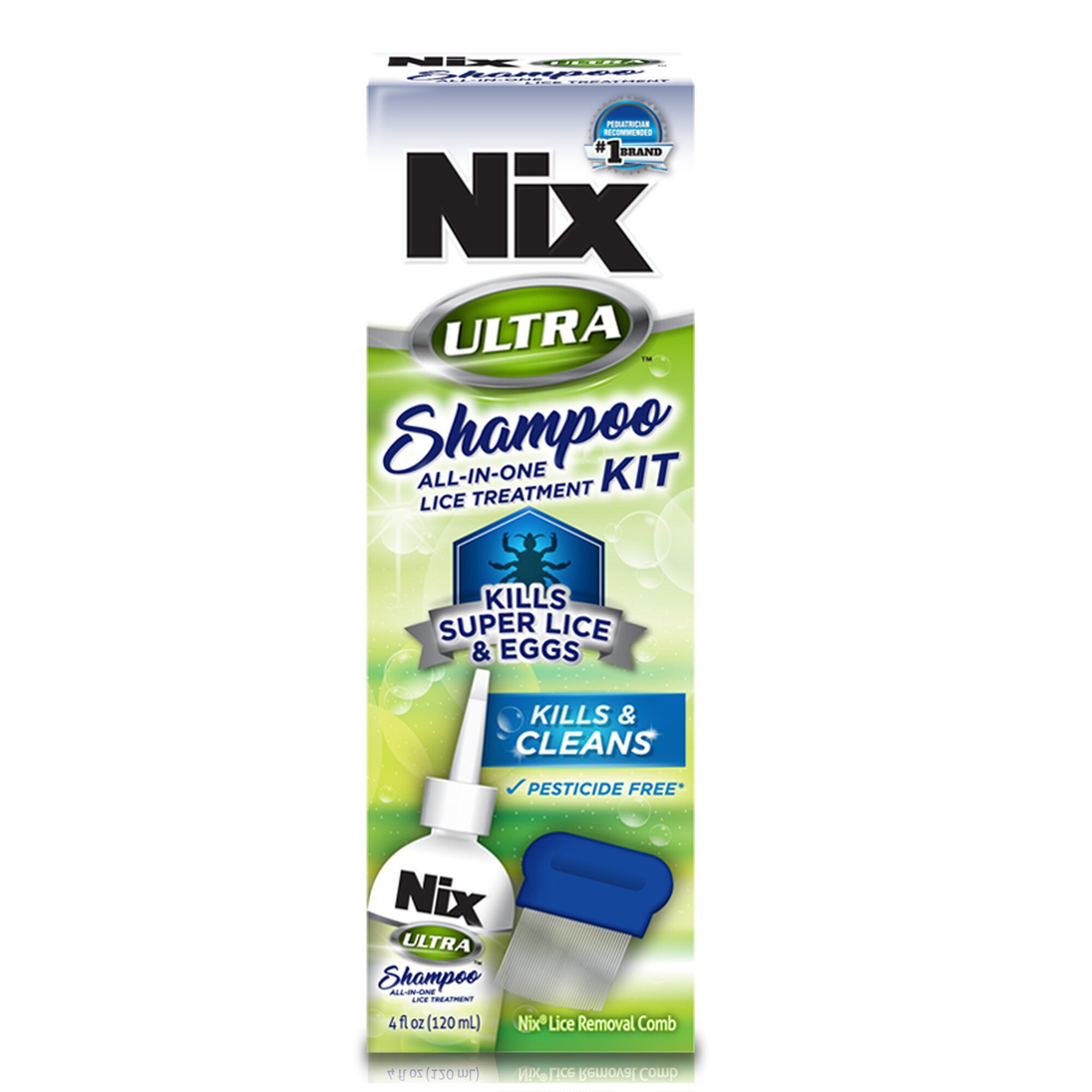 Nix Ultra Shampoo Lice Treatment Kit, 4 OZ