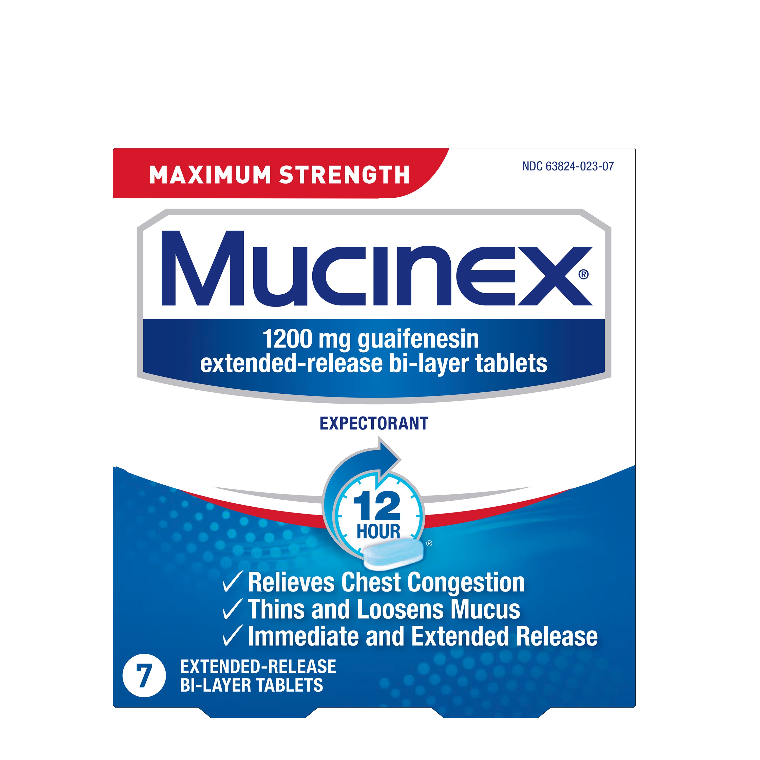 Mucinex Maximum Strength Chest Congestion Expectorant Tablets