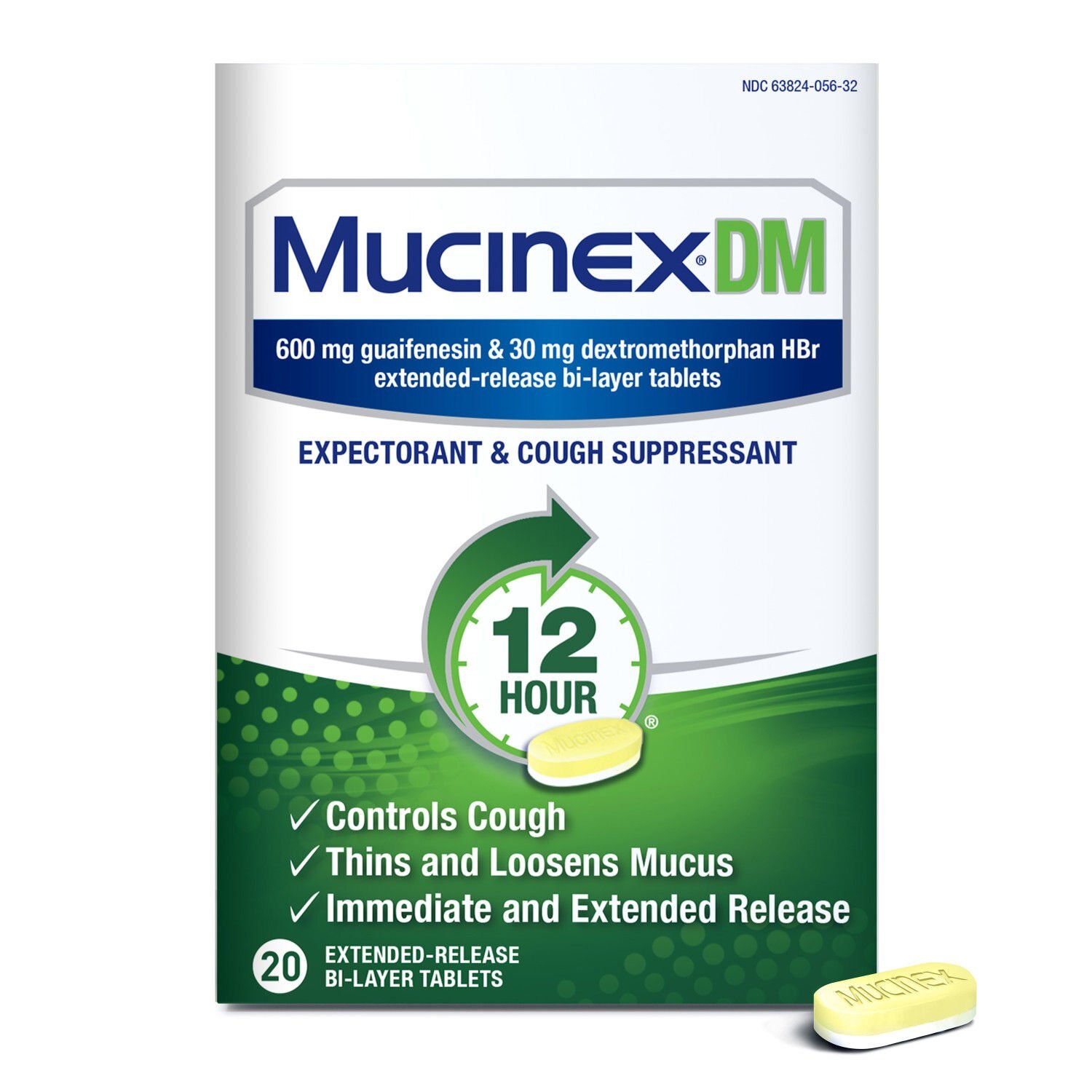 Mucinex DM 12HR Expectorant & Cough Suppressant