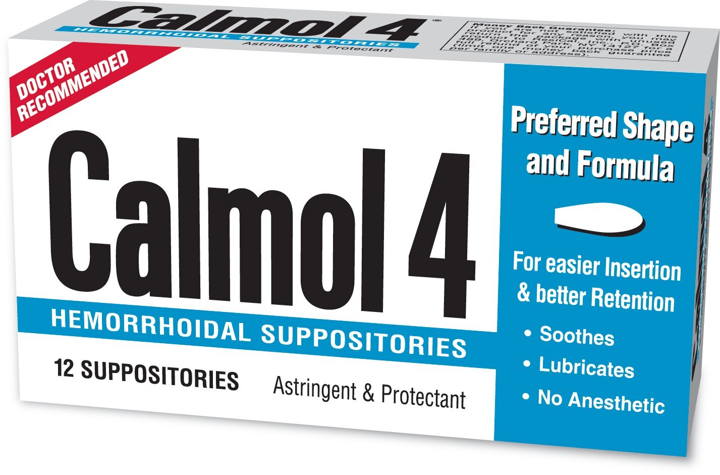 Calmol 4 Hemorrhoidal Suppositories