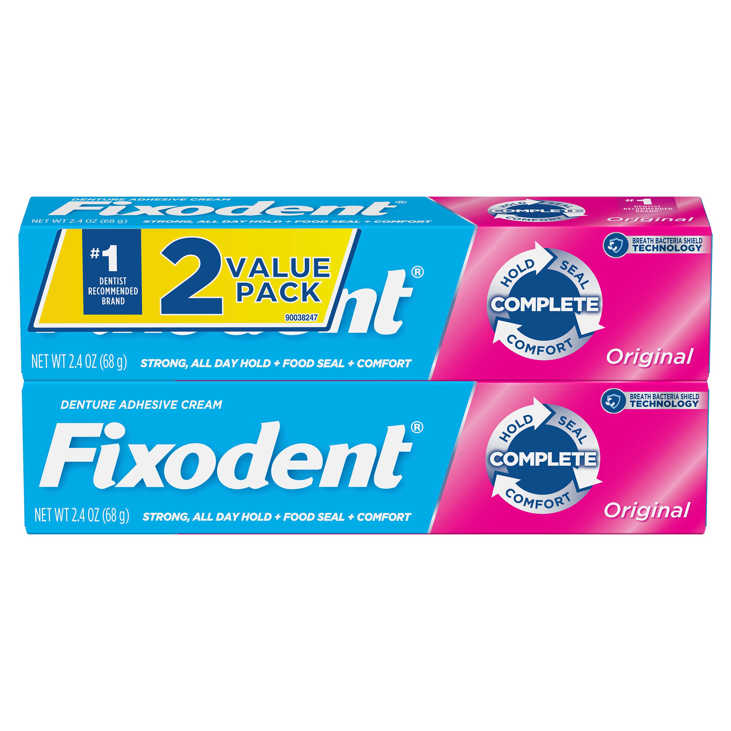 Fixodent Complete Denture Adhesive Cream, Original