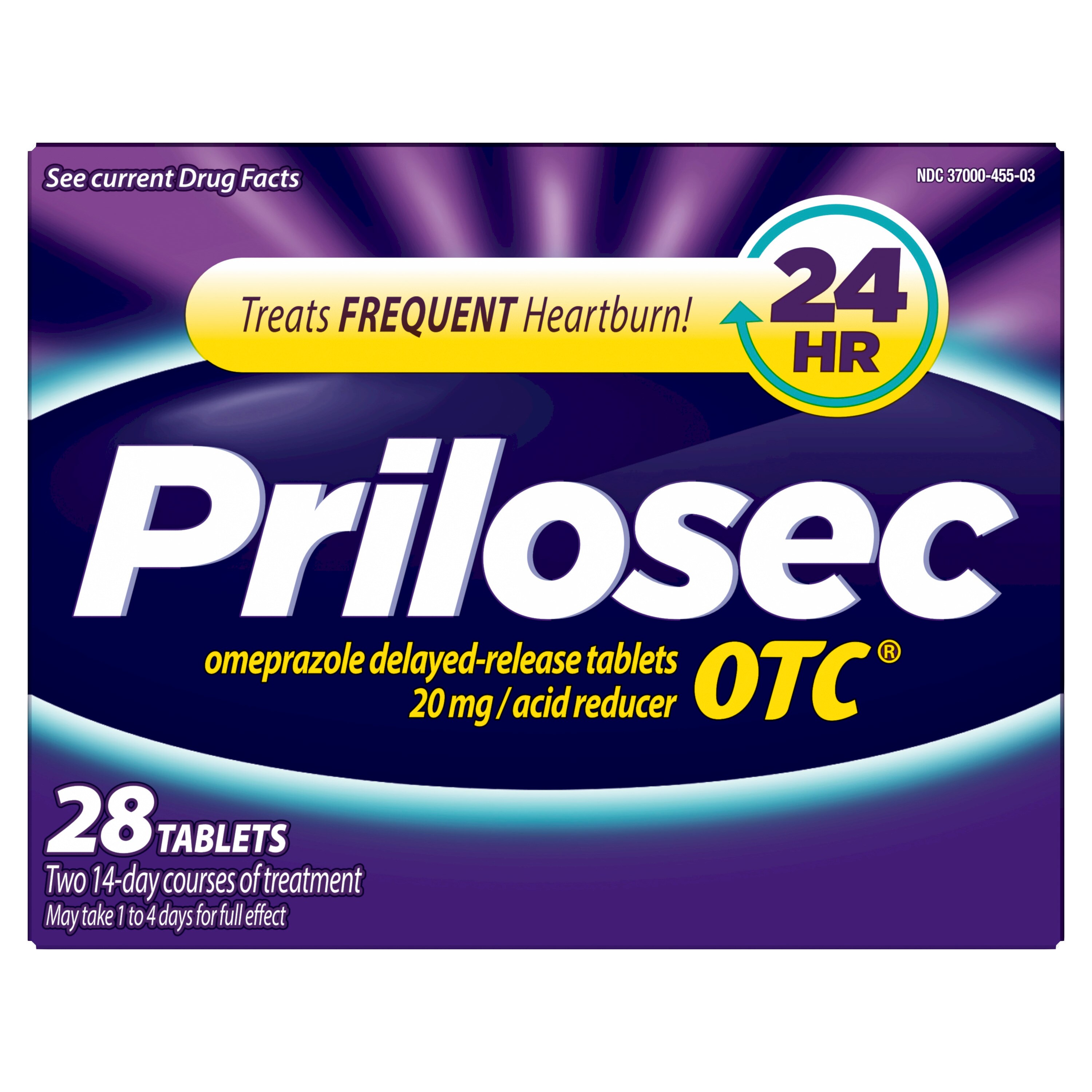 Prilosec OTC Omeprazole 20mg Delayed-Release Acid Reducer for Frequent Heartburn Tablets