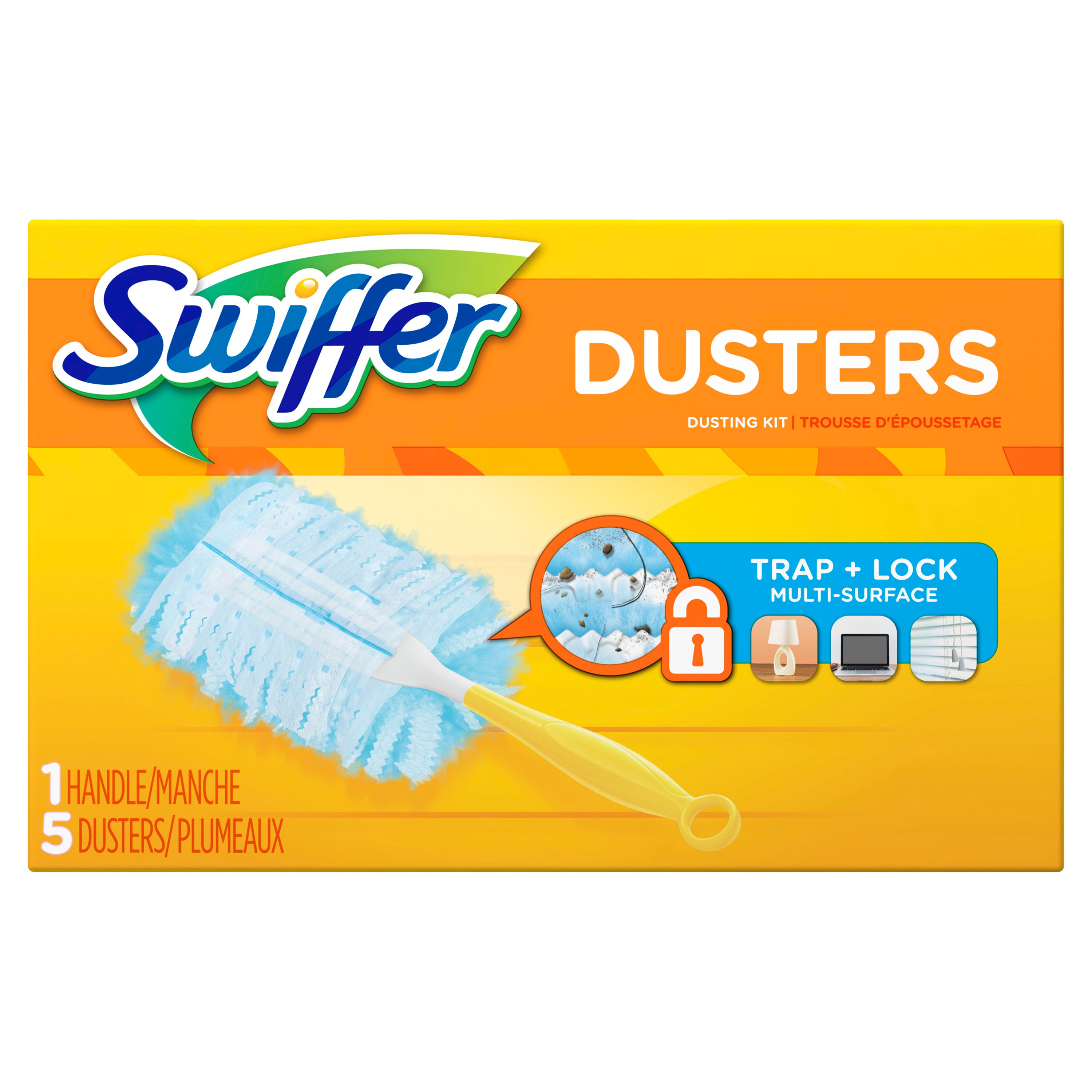 Swiffer 180 Dusters Starter Kit, Unscented, 5/Pack