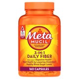 Metamucil 3-in-1 Fiber Multi-Health Capsules, thumbnail image 1 of 14