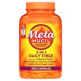 Metamucil 3-in-1 Fiber Multi-Health Capsules, thumbnail image 1 of 14