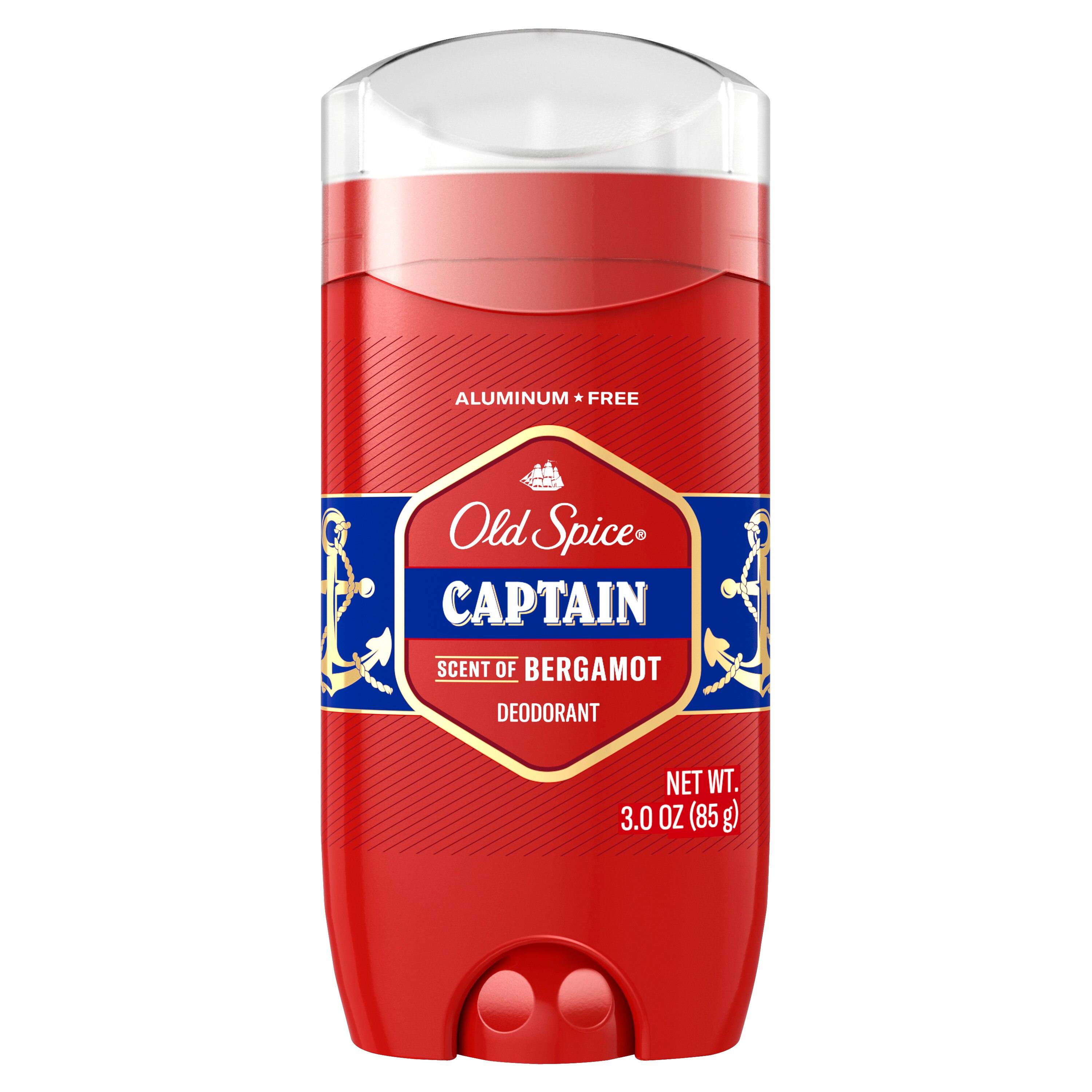 Old Spice Captain Deodorant Stick, Bergamot, 3 OZ