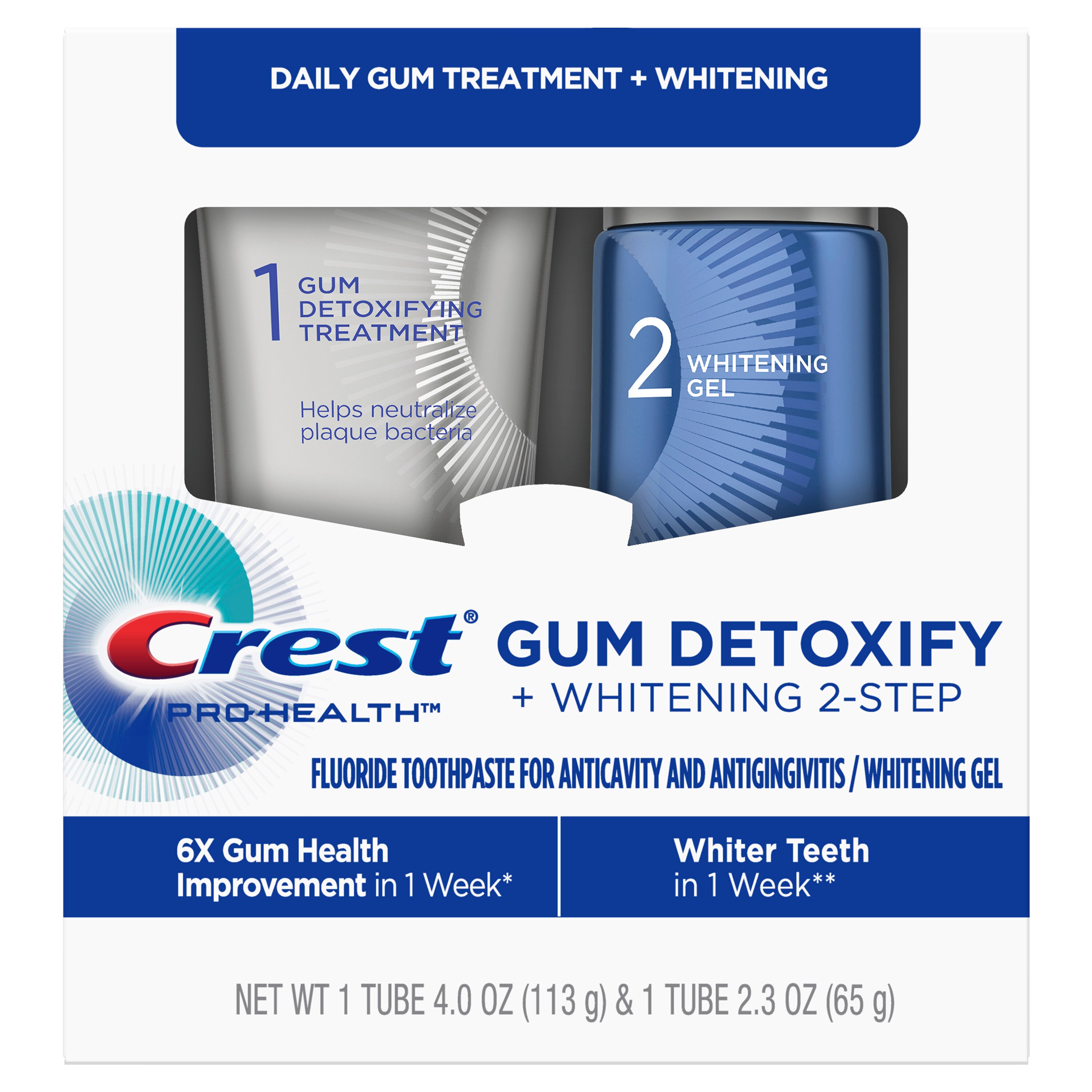 Crest Pro-Health Gum Detoxify + Whitening Two-Step Treatment