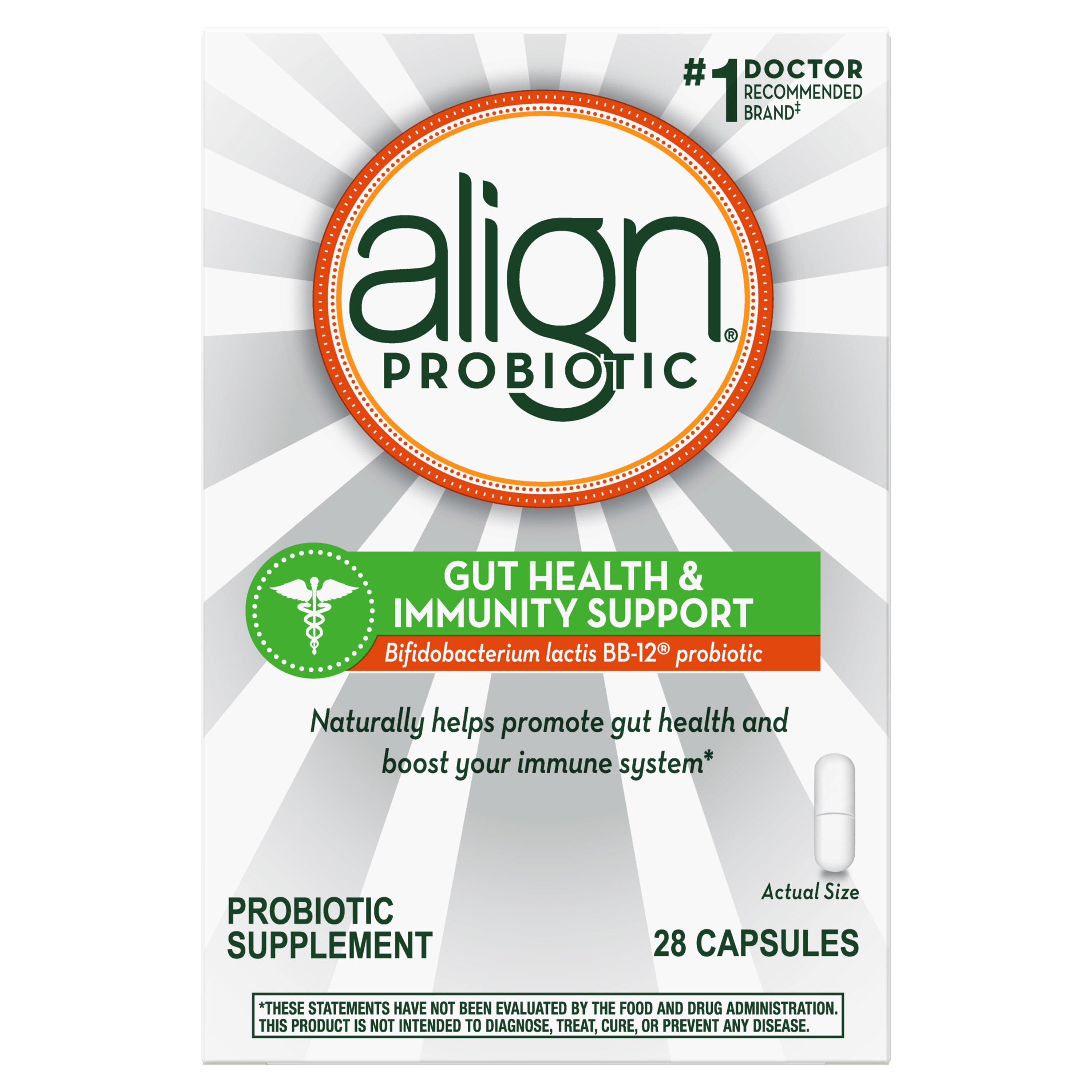 Align Gut Health & Immunity Probiotic Capsules, 28 CT