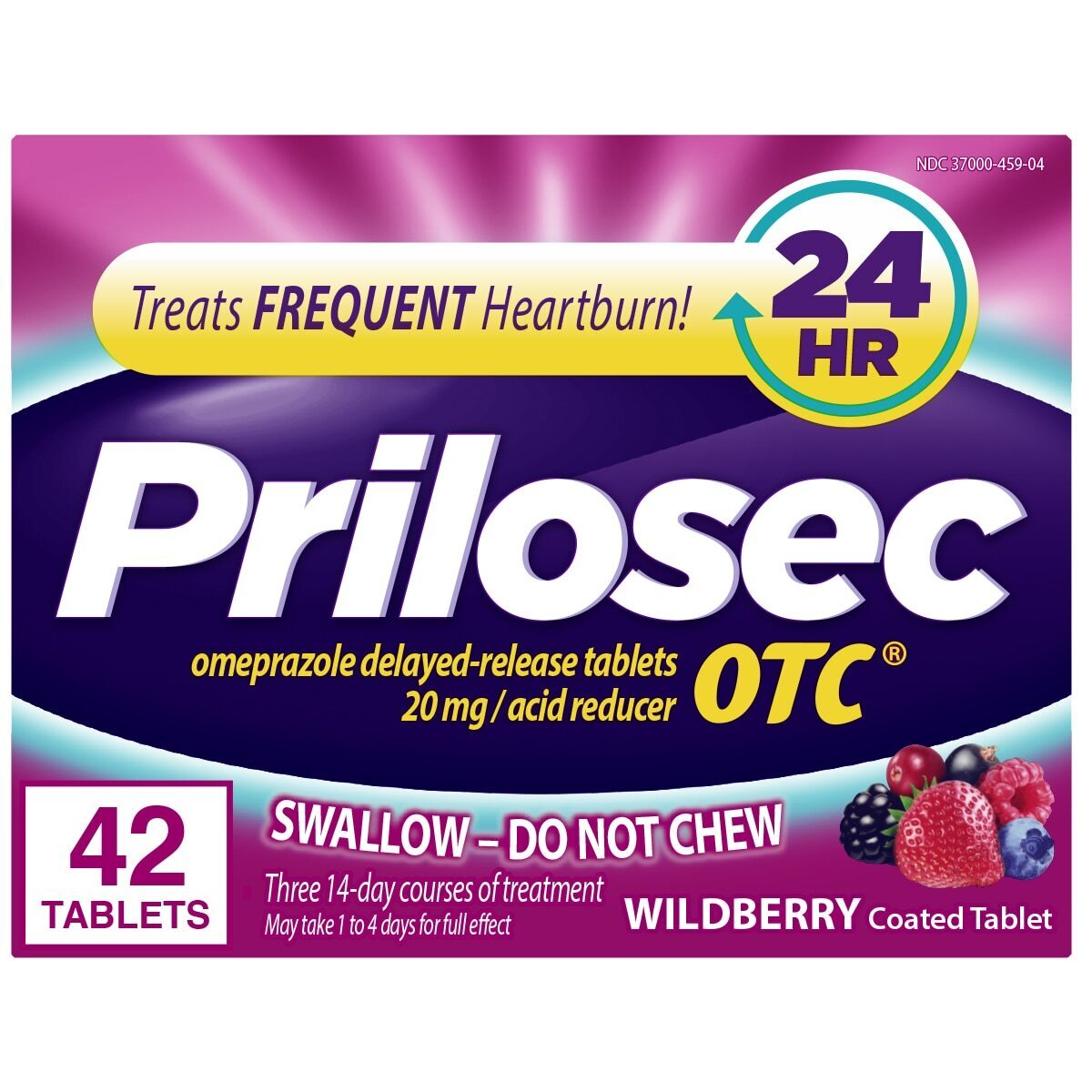 Prilosec OTC Frequent Heartburn Medicine and Acid Reducer Tablets