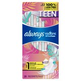 Always Radiant Teen Pads, Unscented, Regular, thumbnail image 1 of 9