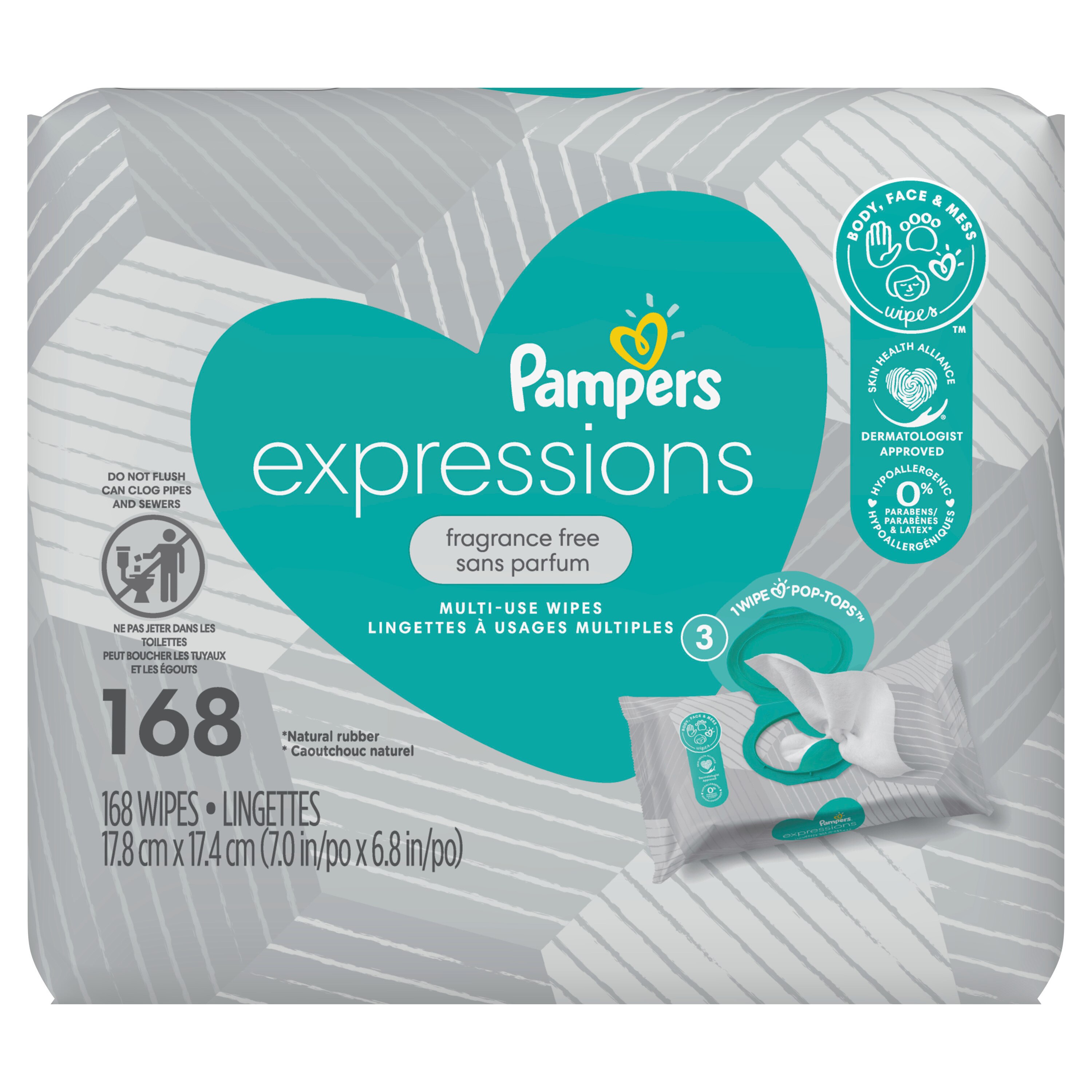 Pampers Expressions Baby Wipes