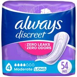 Always Discreet Incontinence Pads 4 Drop Moderate Absorbancy, thumbnail image 1 of 9