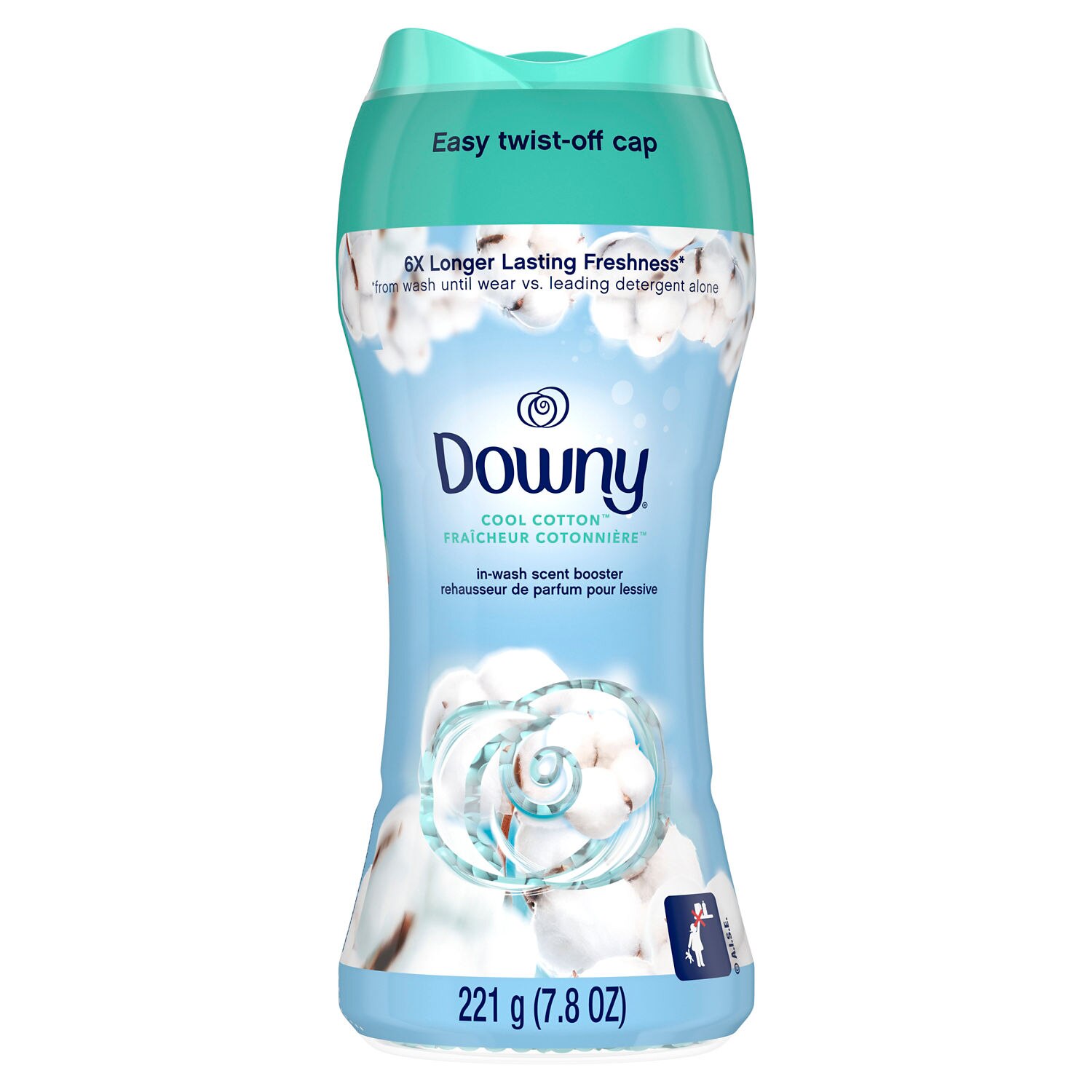 Downy In-Wash Scent Booster Beads, Cool Cotton, 8.6 oz