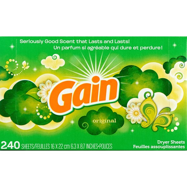 Gain Fabric Softener Dryer Sheets, Original