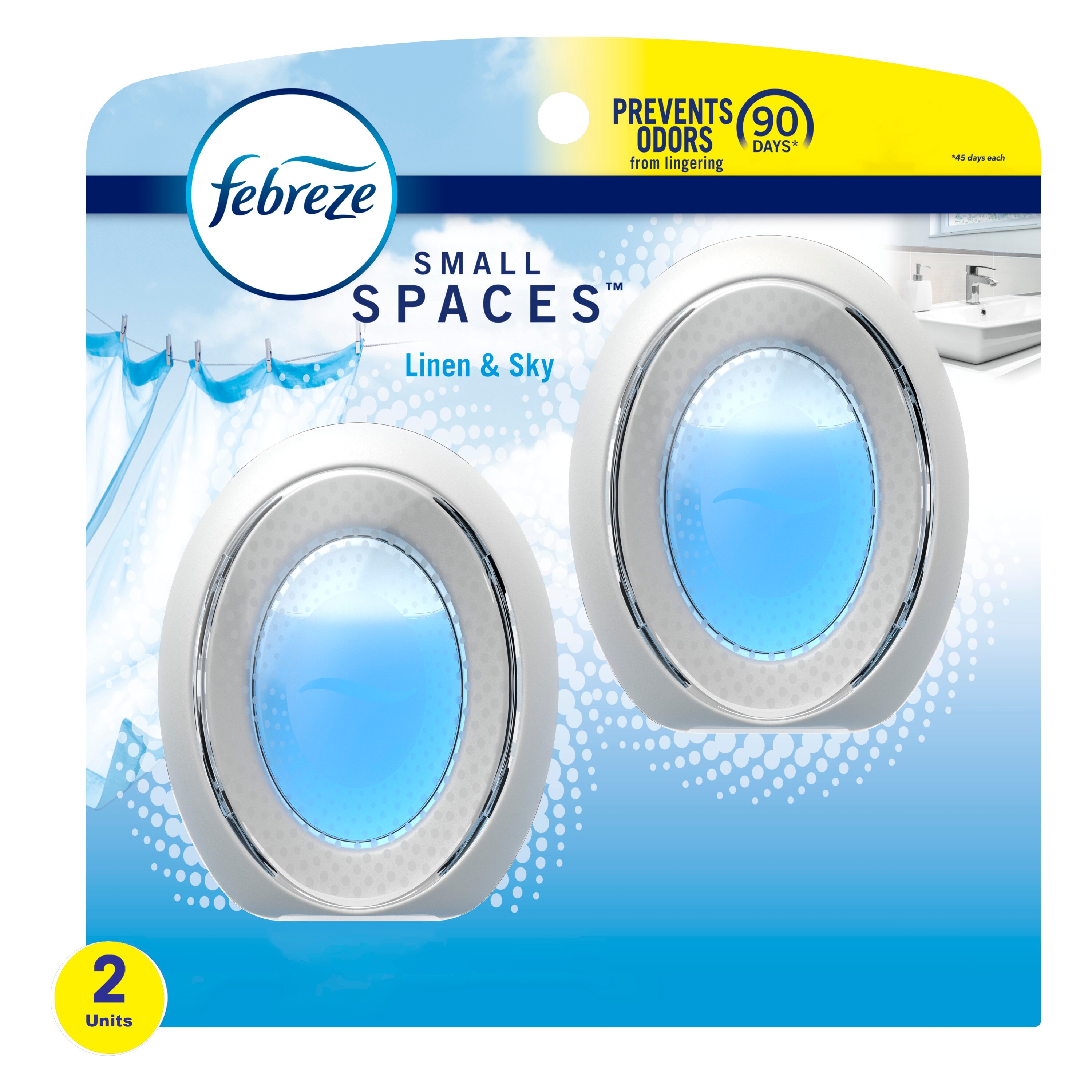 Febreze Small Spaces Air Freshner, 2 ct