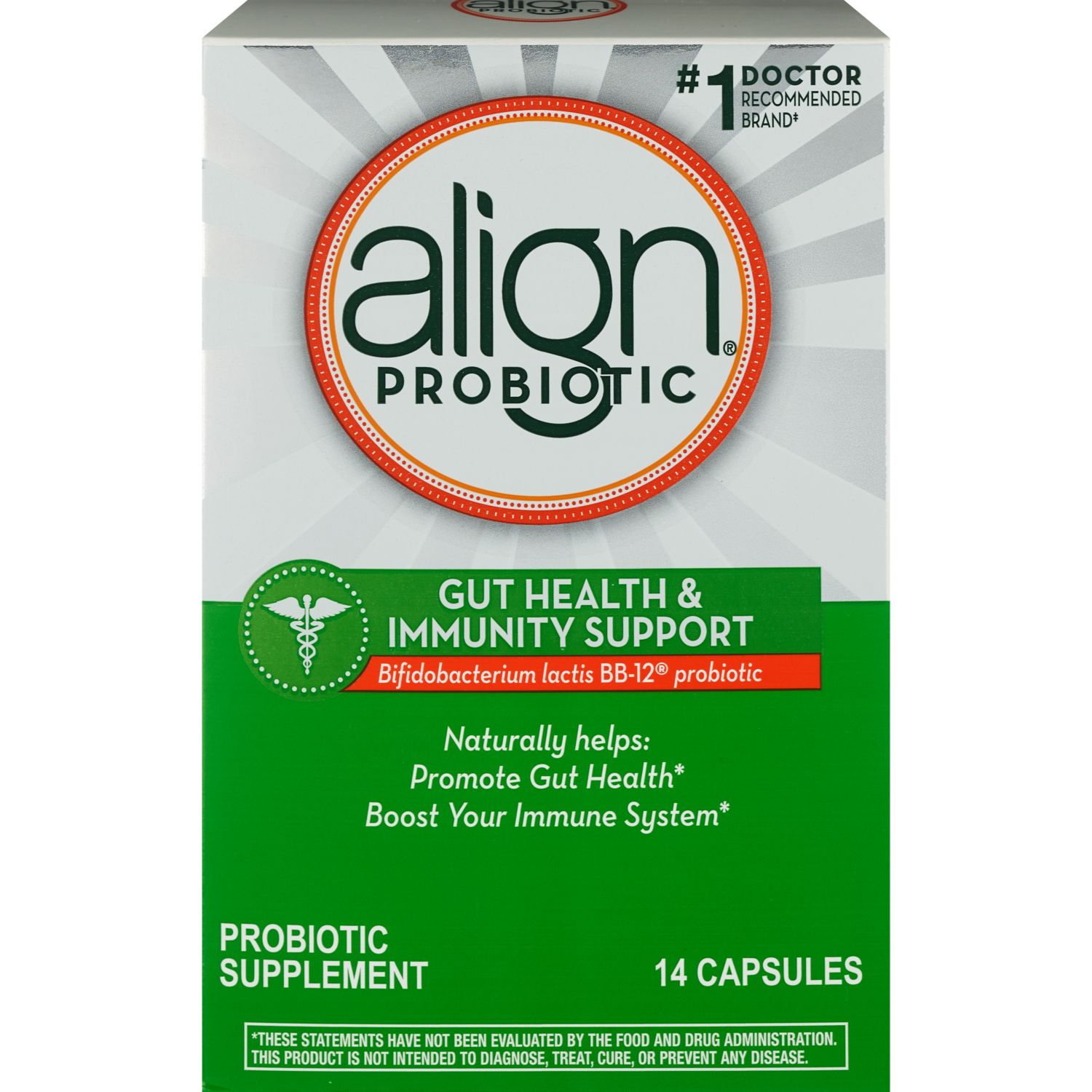 Align Probiotics Gut Health and Immunity Support Capsules, 14 CT