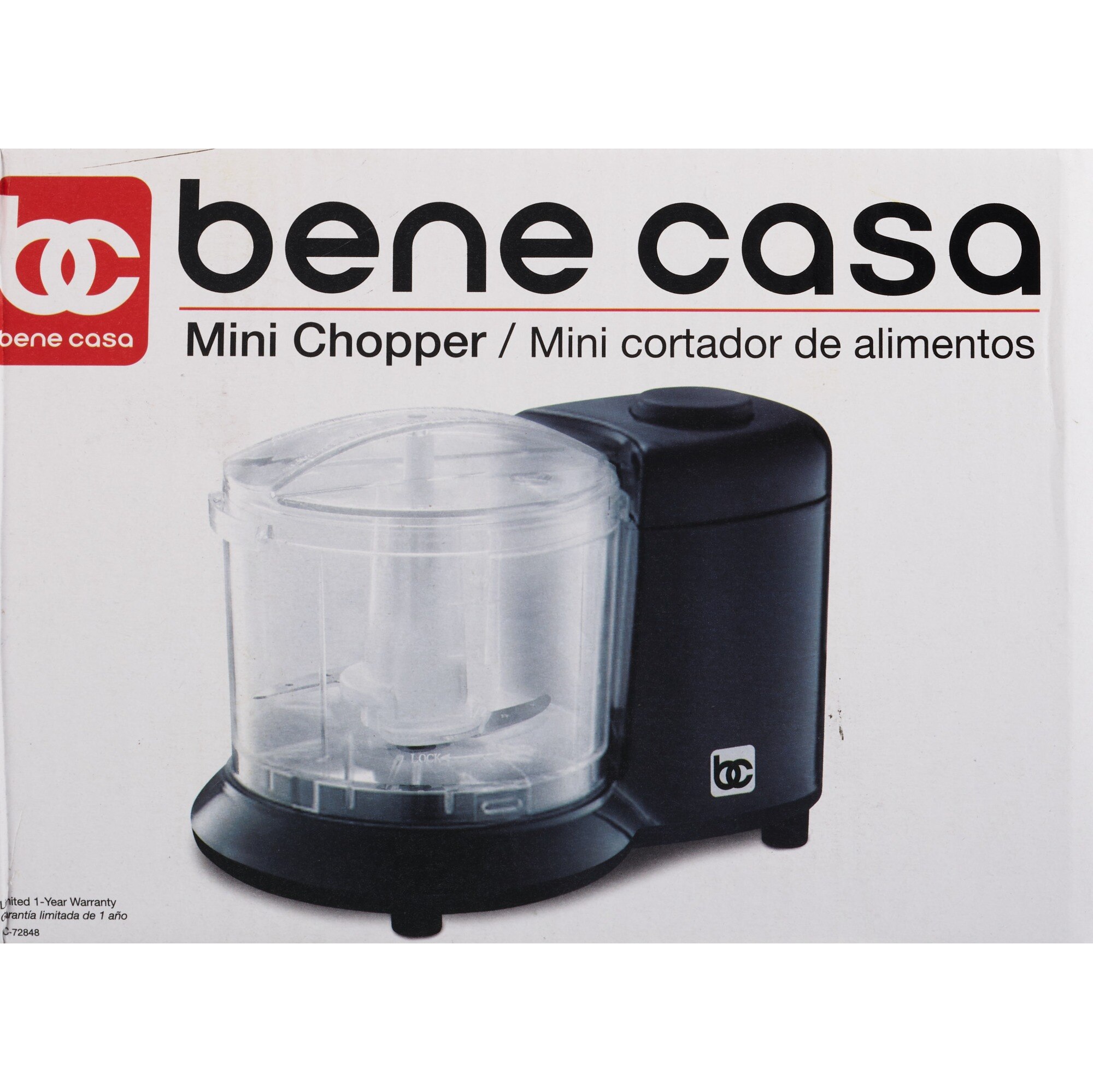 Bene Casa Mini Chopper, Black