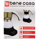 Bene Casa Electric Espresso Make/Cafetera, White, 6 CUP, thumbnail image 1 of 7